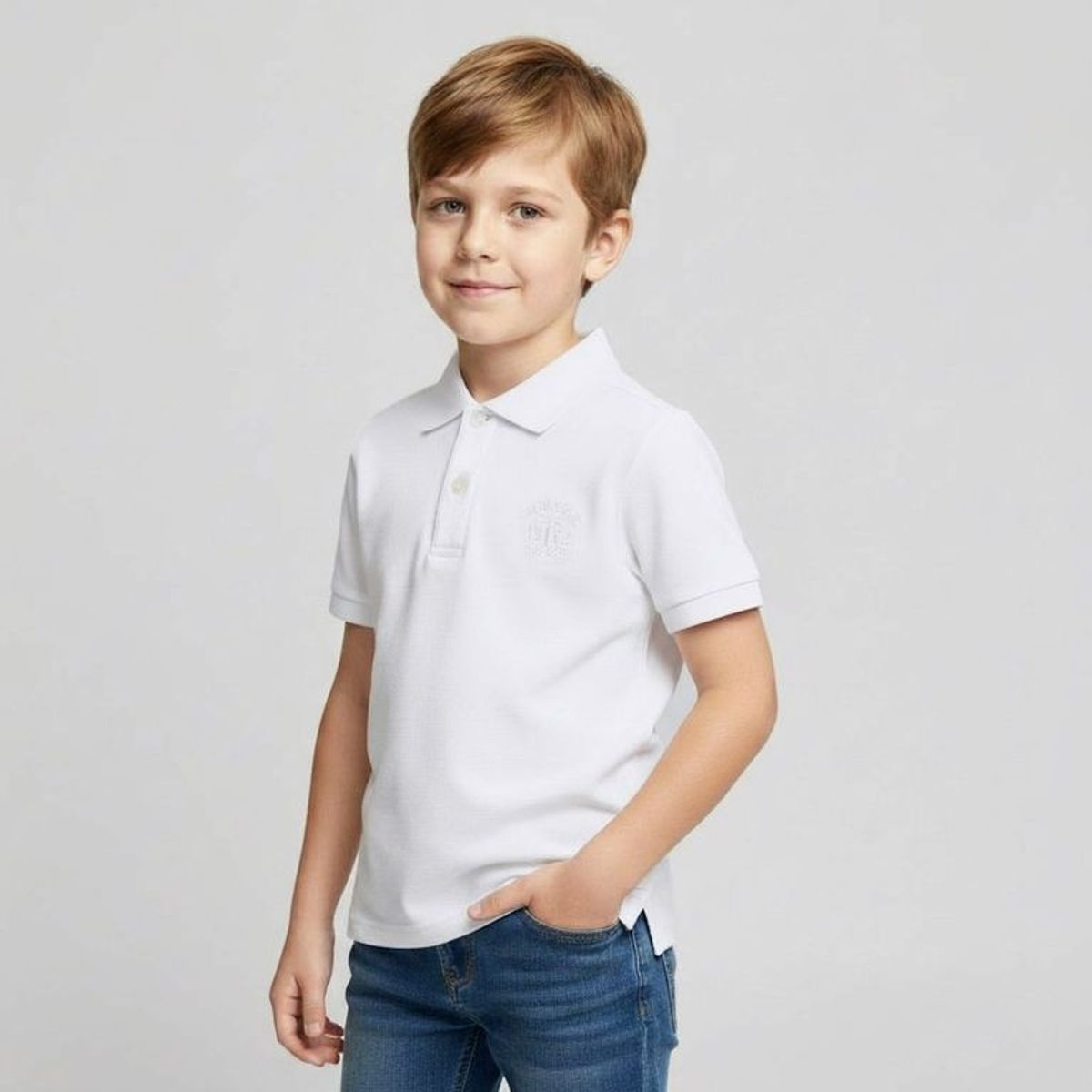 CONIGLIO - Camiseta polo Para Niño Con cuello Manga corta de Algodón Coniglio