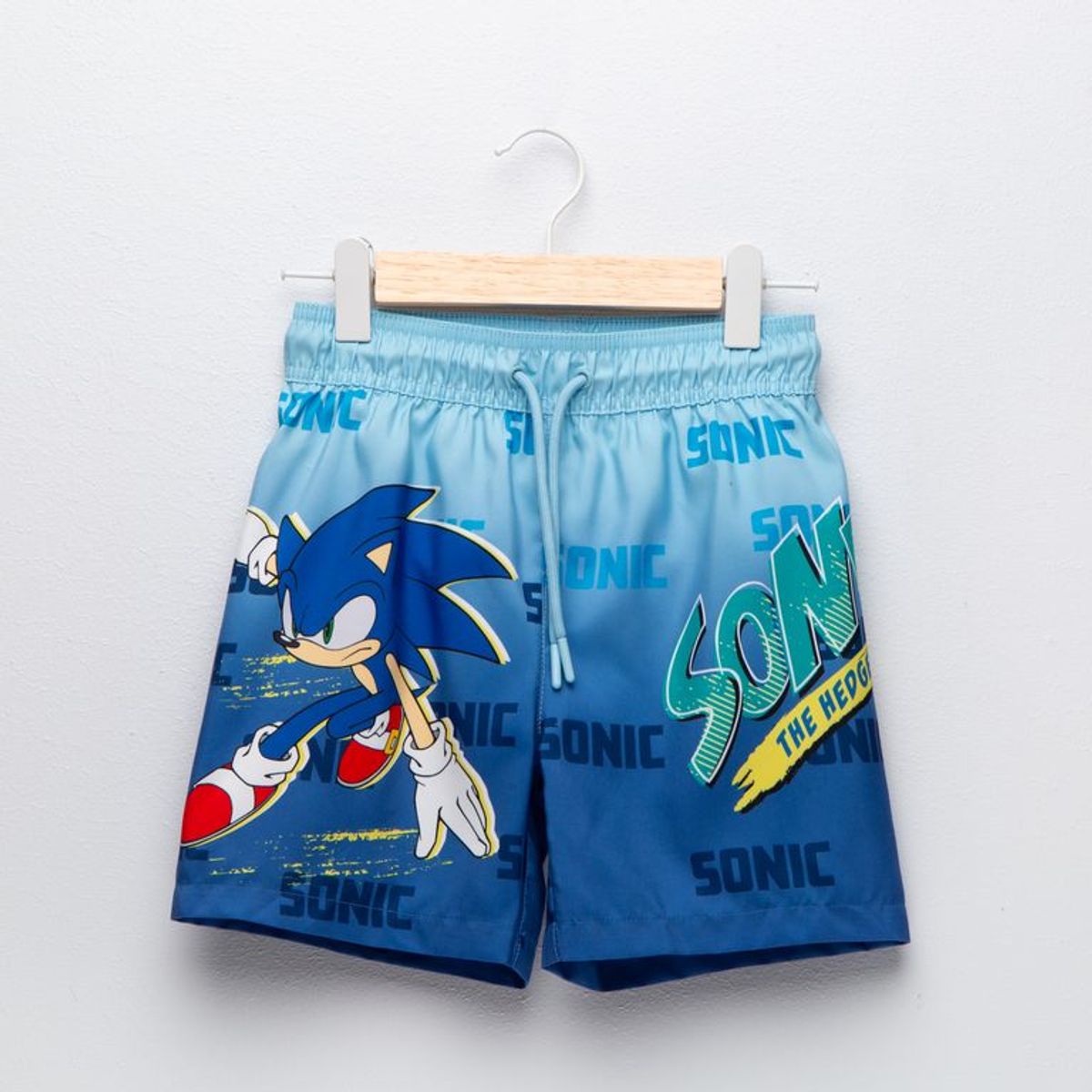 SONIC - Pantaloneta de baño Para Niño con Estampado Cintura elásticada Sonic