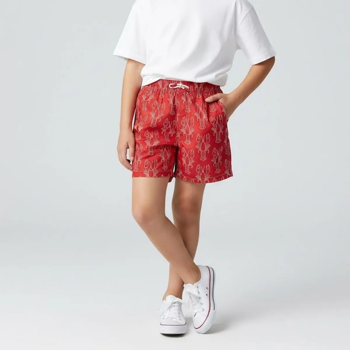 CONIGLIO - Pantaloneta de baño Cintura elásticada para Niño con Estampado Coniglio