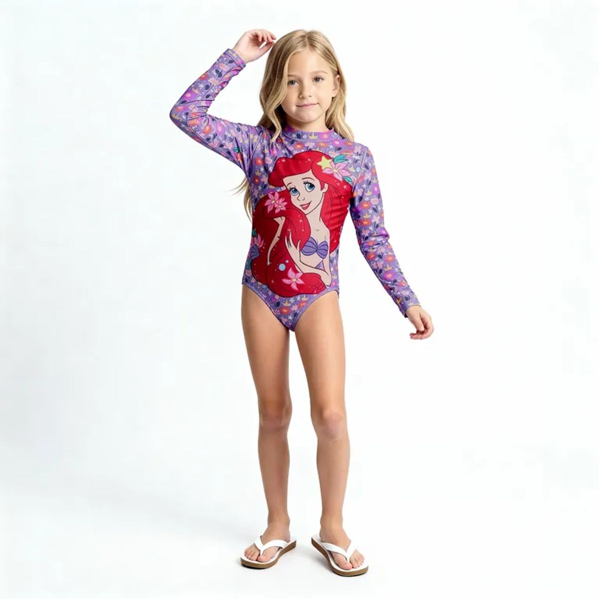 PRINCESS - Vestido de baño para Niña con Estampado Princess