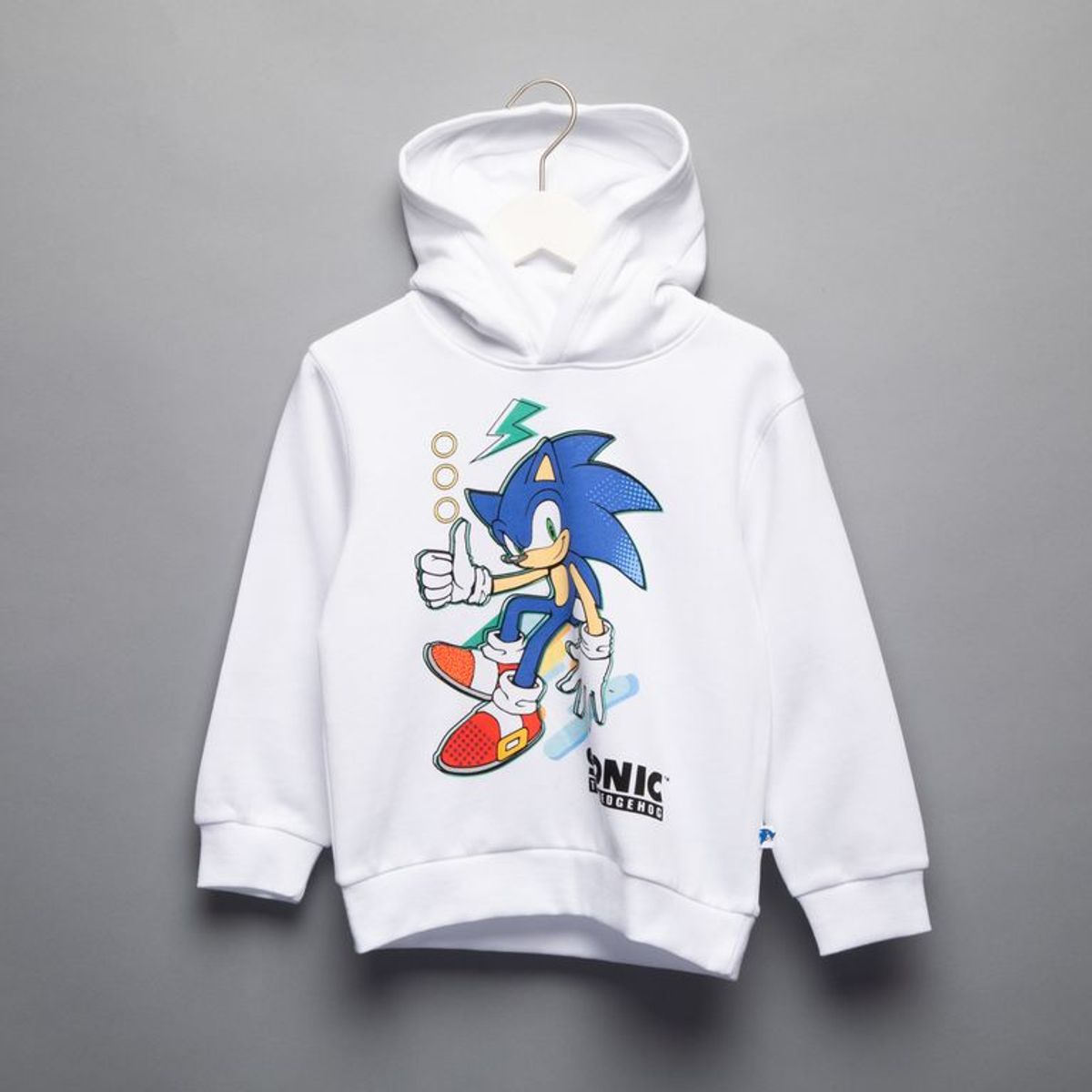 SONIC - Saco Con capucha Para Niño con Estampado de Algodón Sonic