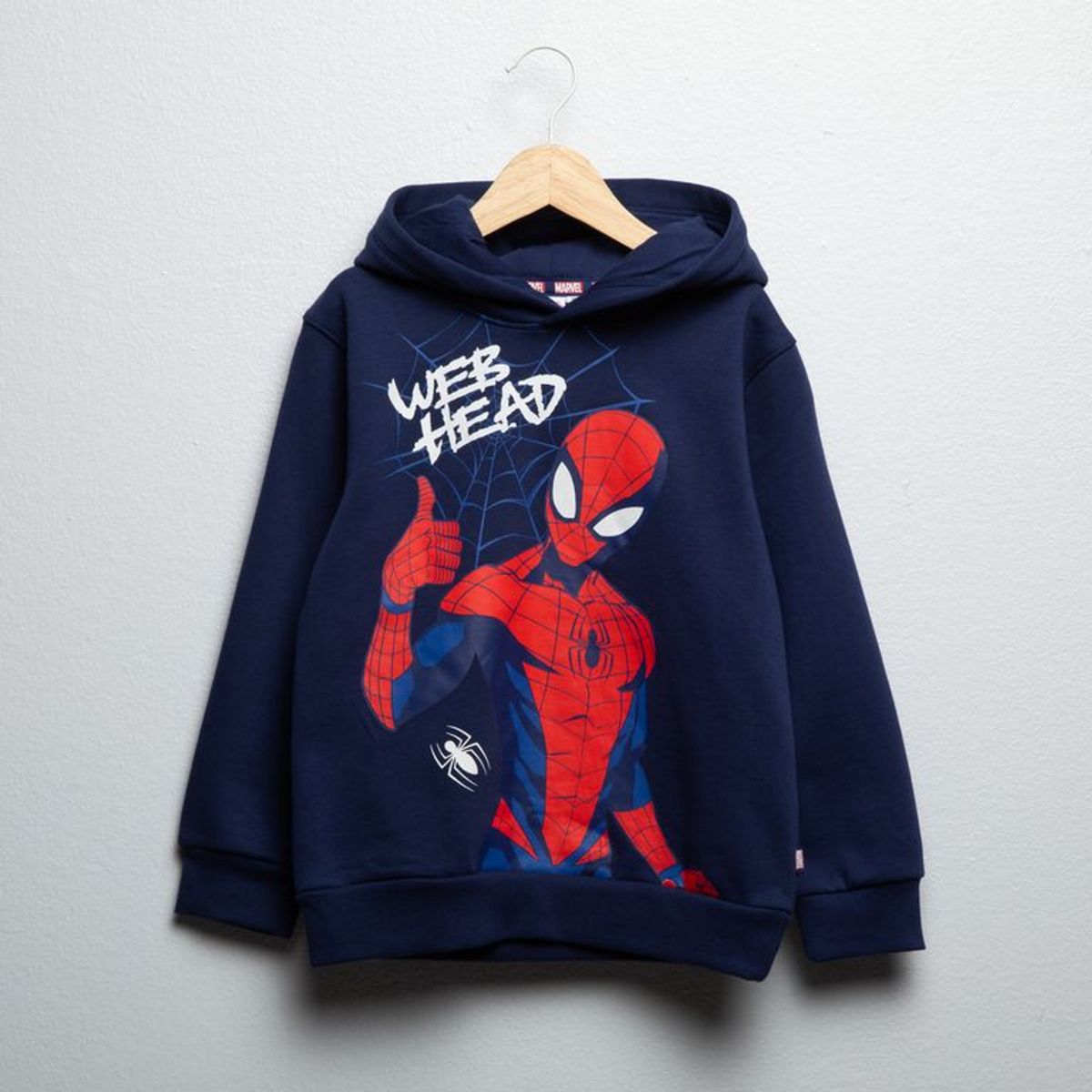 SPIDERMAN - Saco Con capucha Para Niño con Estampado de Algodón Spiderman