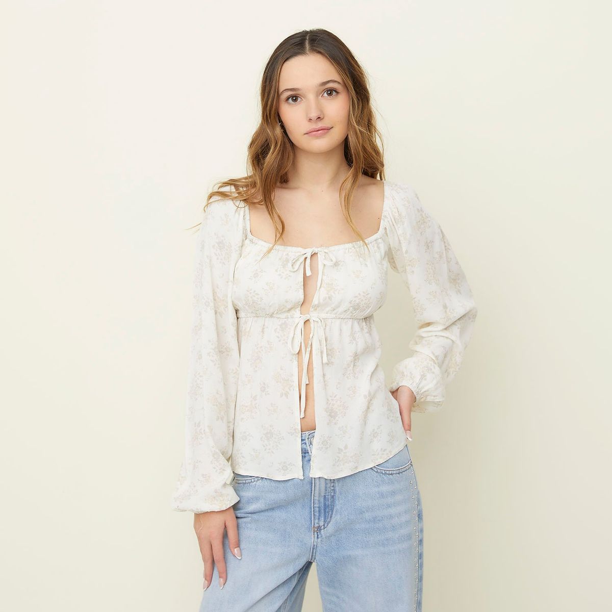 SYBILLA - Blusa Mujer con Estampado Manga larga Sybilla