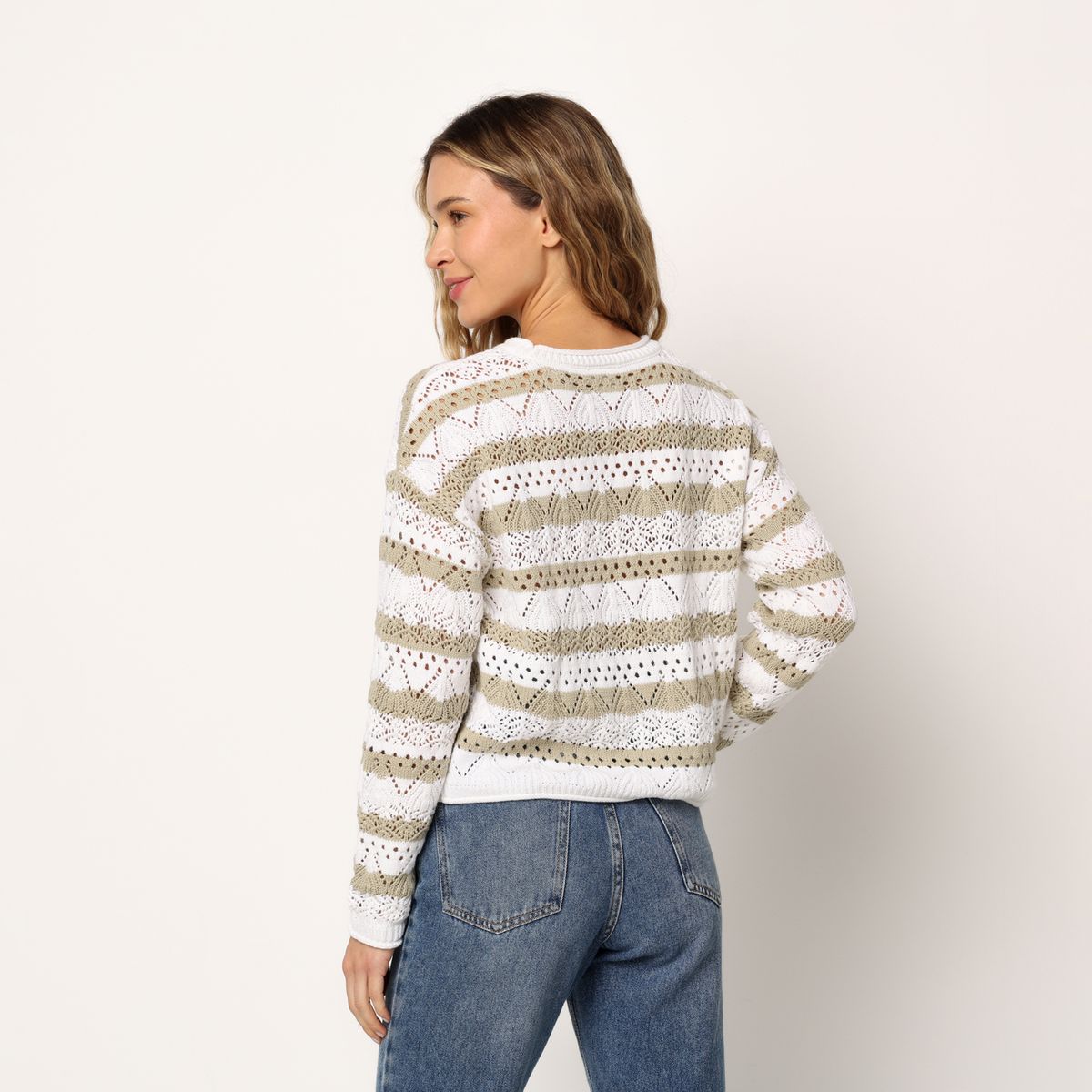 SYBILLA - Saco Mujer Tejido de Algodón Sybilla