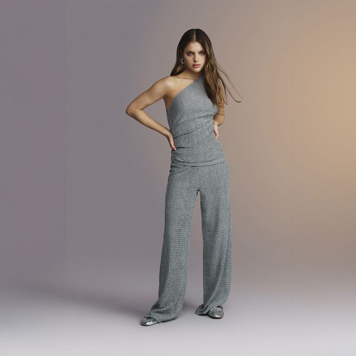 SYBILLA - Blusa Mujer Sin mangas de Algodón Sybilla