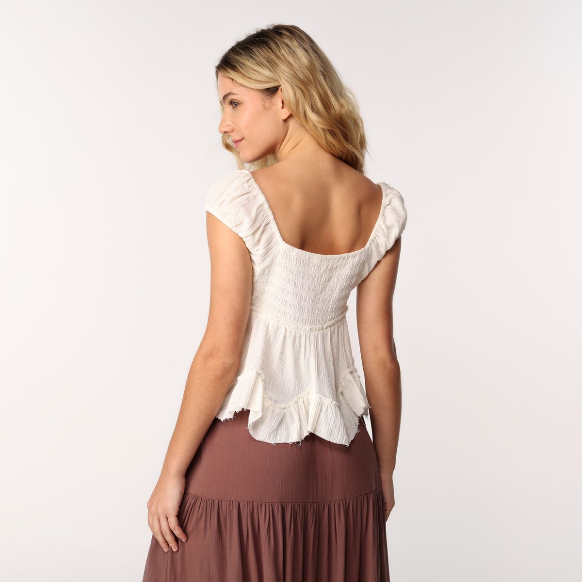 SYBILLA - Camiseta Mujer Manga corta de Algodón Sybilla