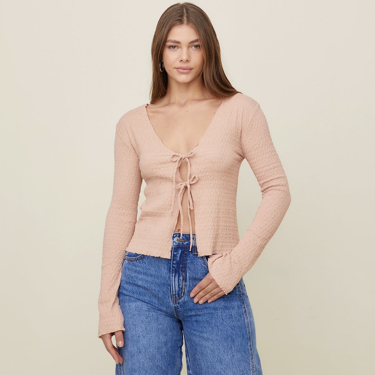 SYBILLA - Blusa Mujer Manga larga de Algodón Sybilla