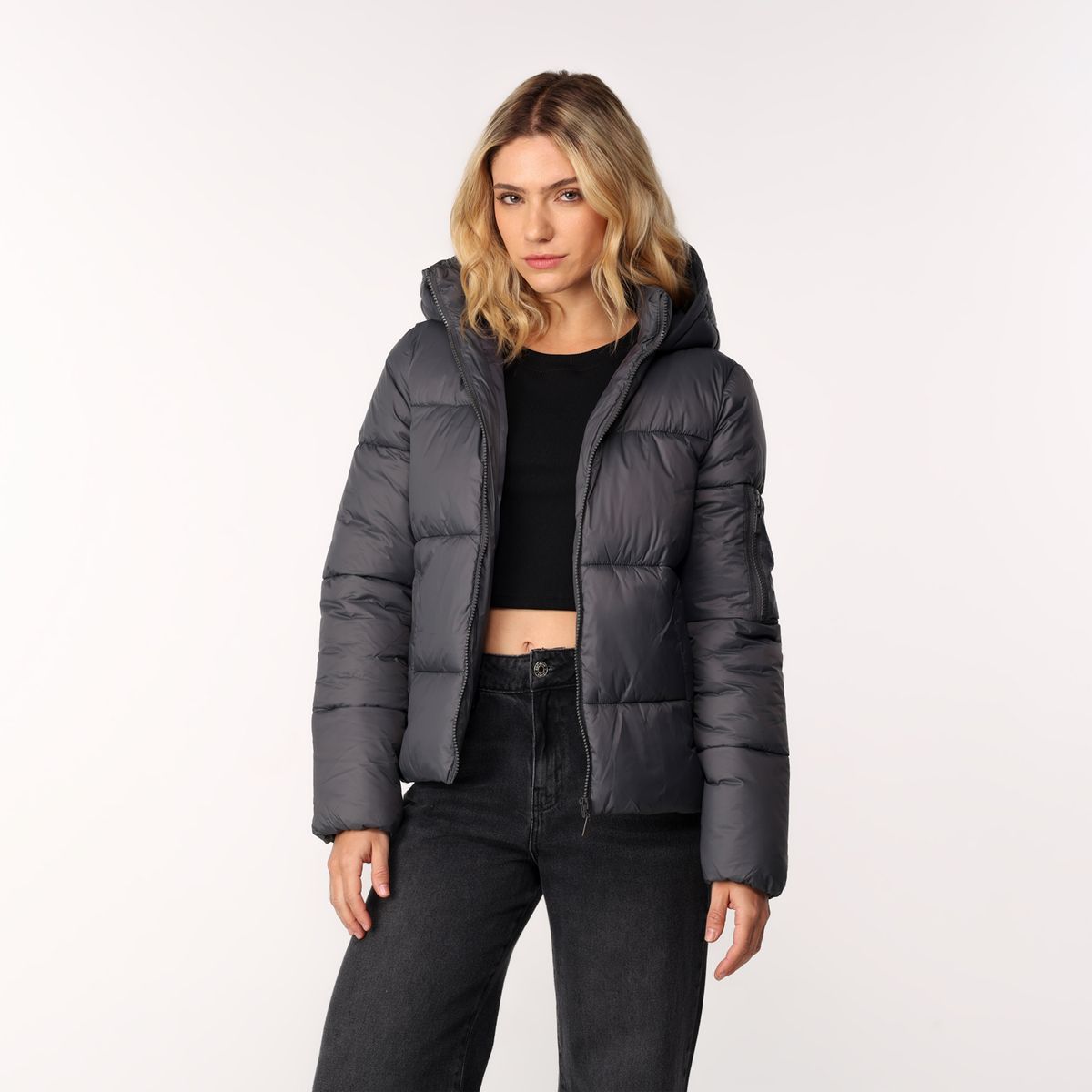 SYBILLA - Chaqueta acolchada Mujer Con capota Sybilla