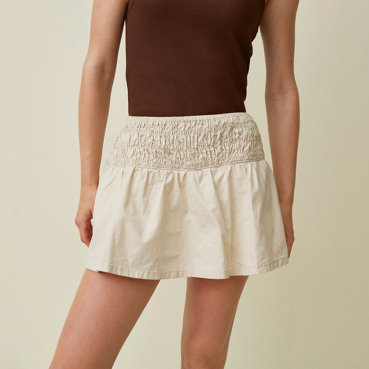 SYBILLA - Falda Mini Mujer de Algodón Sybilla