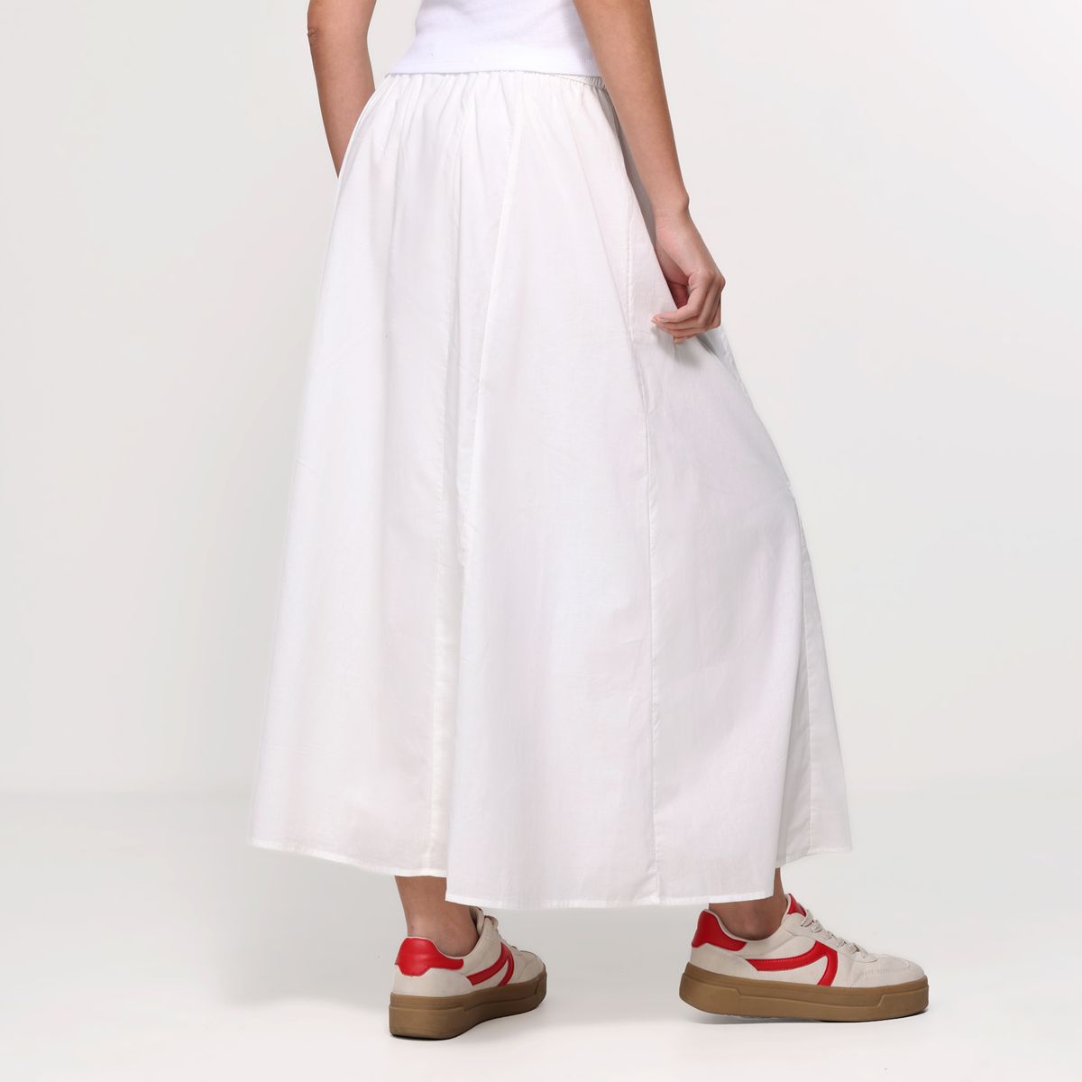 SYBILLA - Falda Maxi Mujer de Algodón Sybilla