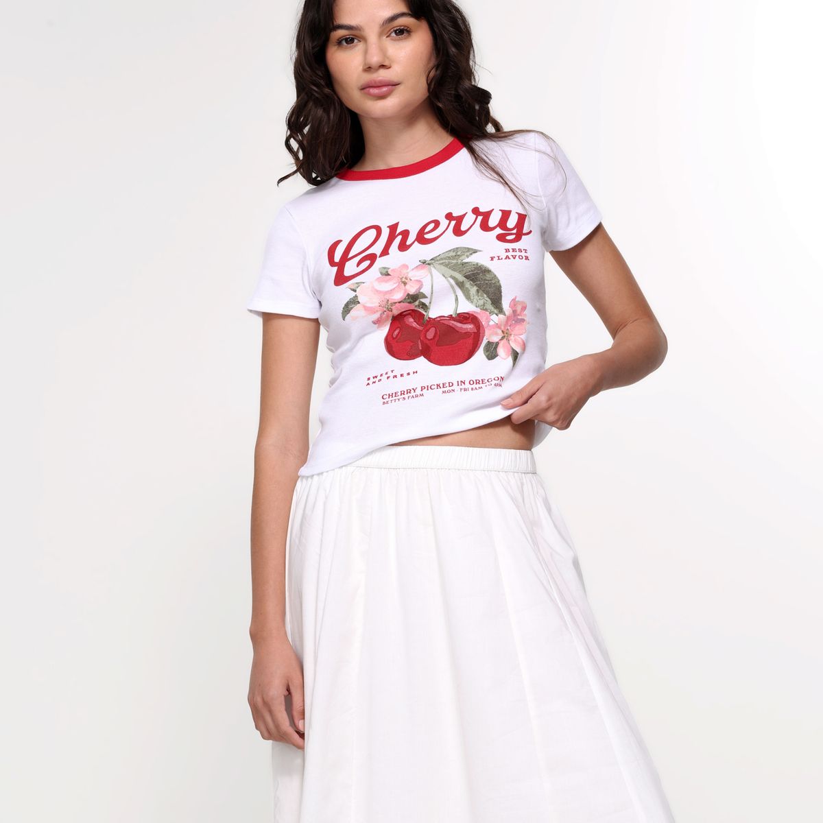 SYBILLA - Falda Maxi Mujer de Algodón Sybilla