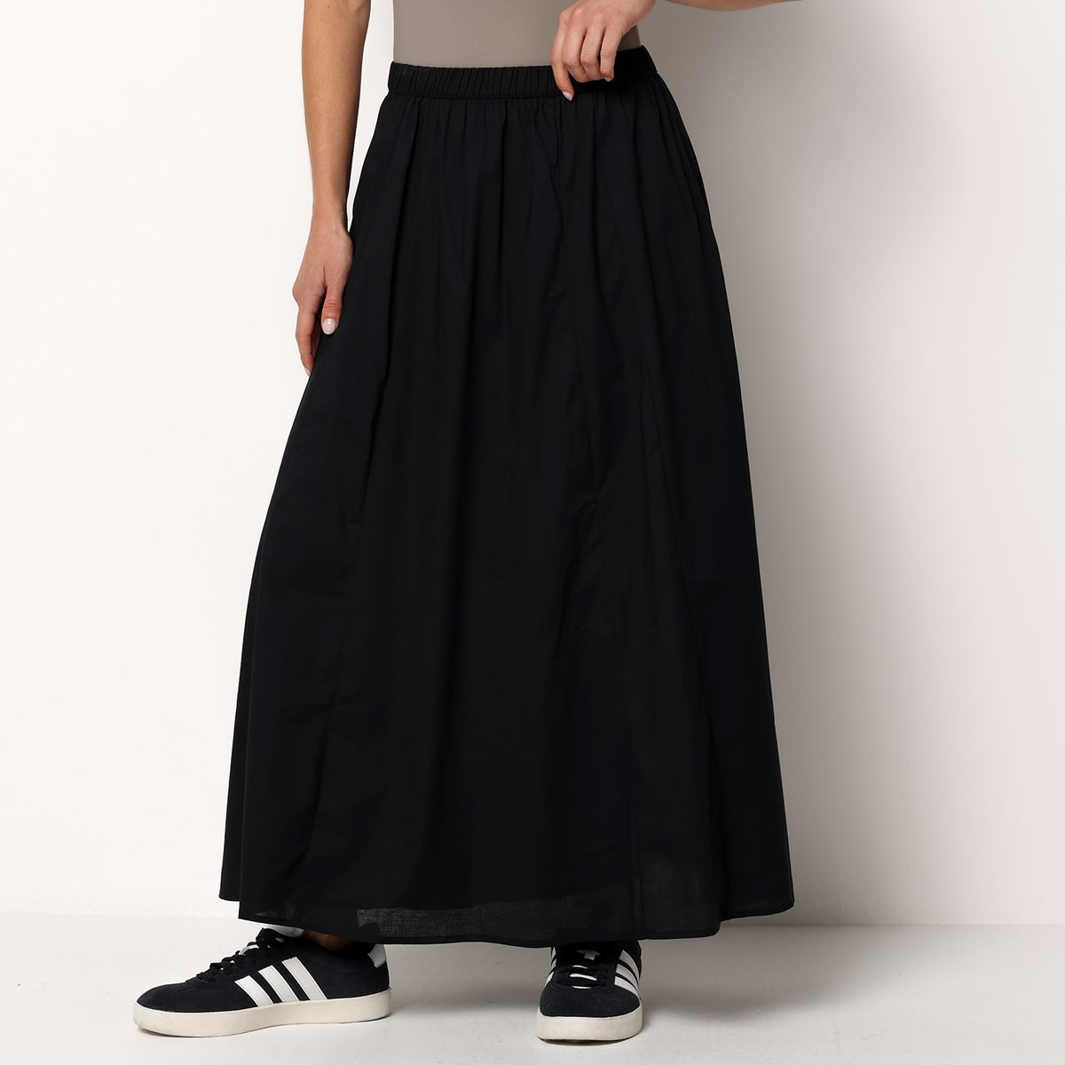 SYBILLA - Falda Maxi Mujer de Algodón Sybilla