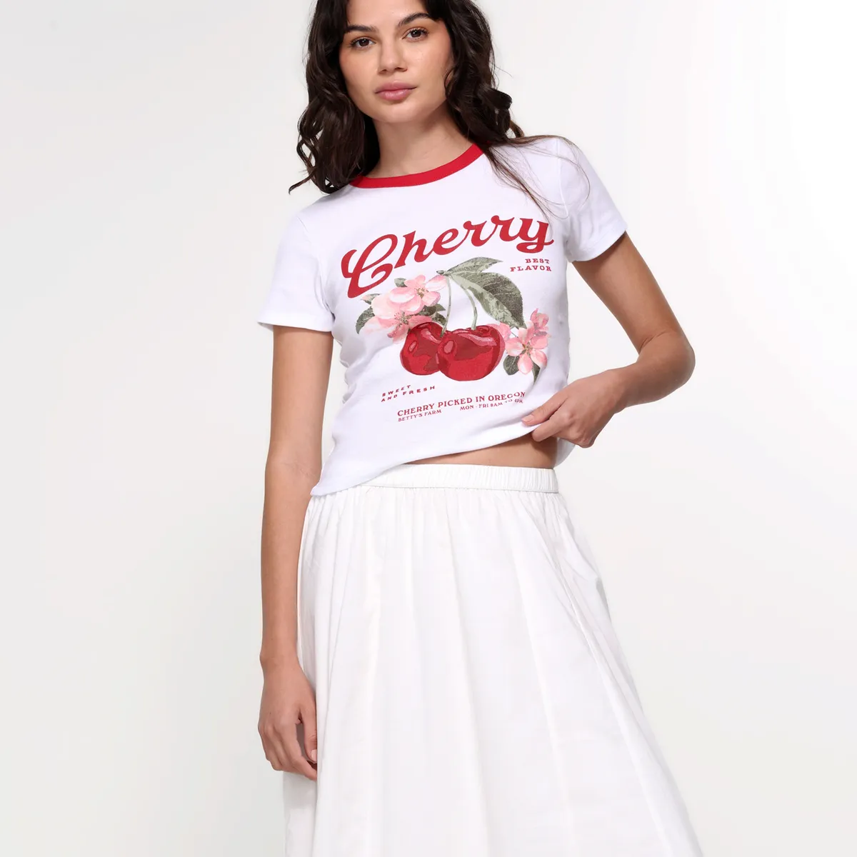 SYBILLA - Falda Maxi Mujer de Algodón Sybilla