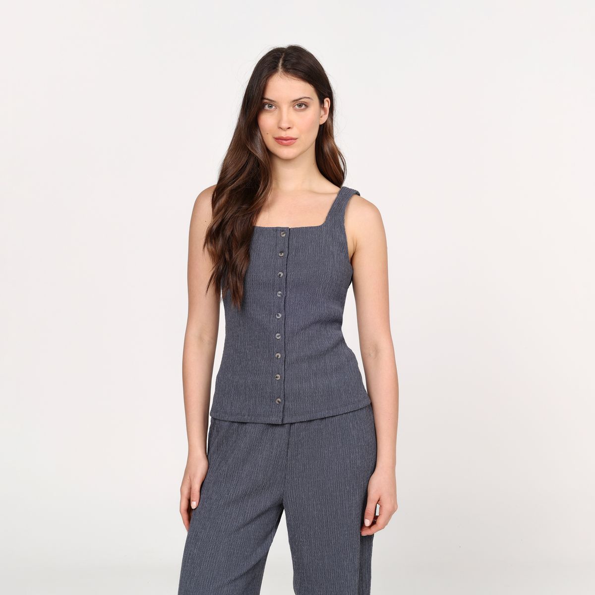 BASEMENT - Blusa Mujer Sin mangas Basement