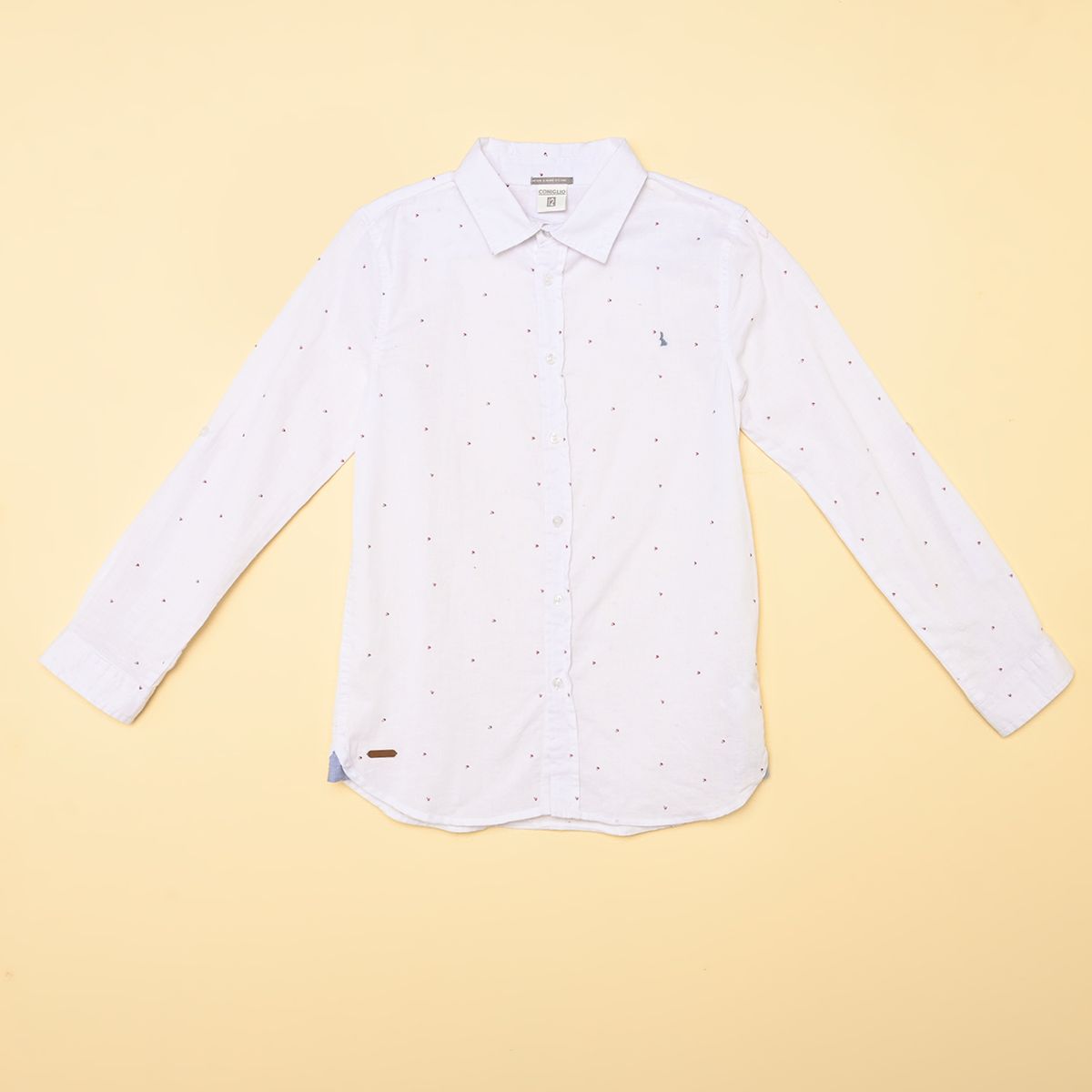 CONIGLIO - Camisas para Niño Manga larga de Algodón Coniglio