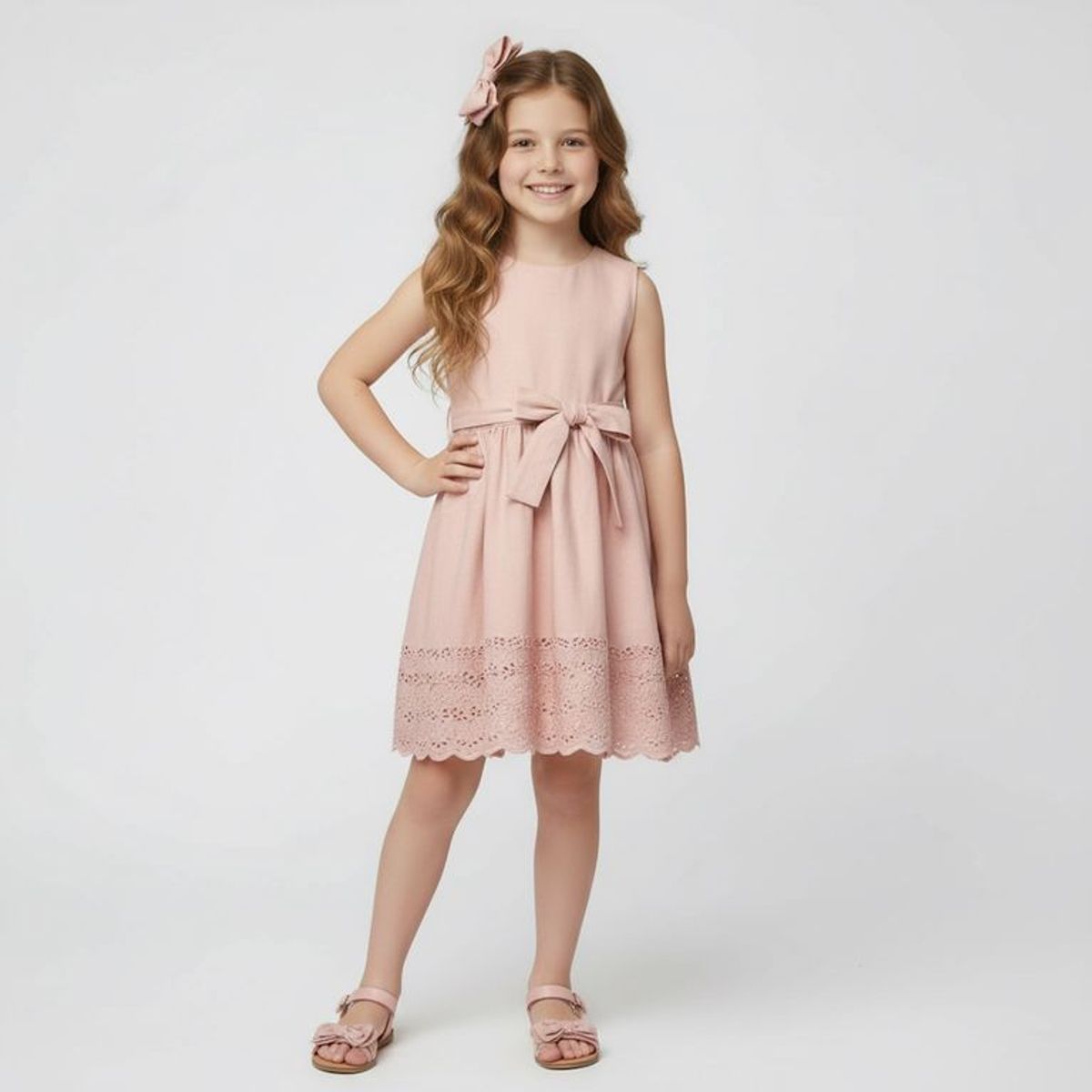 CONIGLIO - Vestido para Niña Con aplique Coniglio