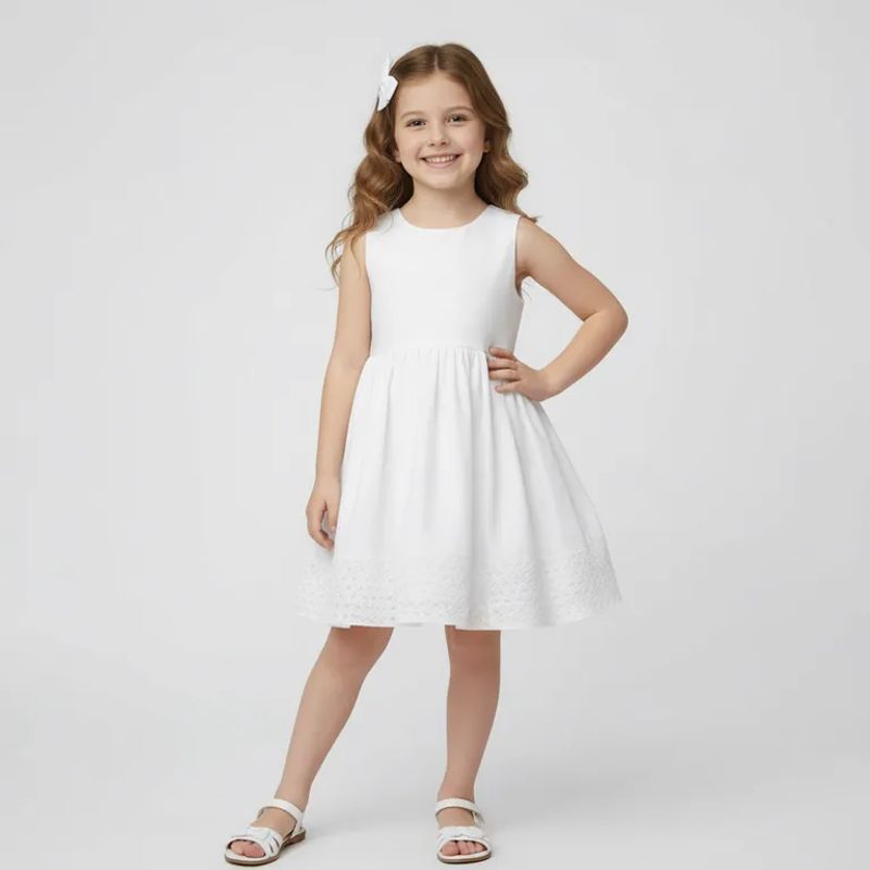 CONIGLIO - Vestido para Niña Con aplique Coniglio