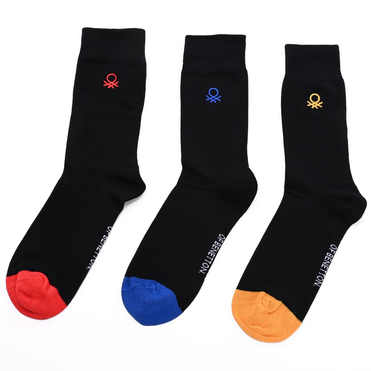 BENETTON - Medias Hombre Medio Pack de 3 Benetton