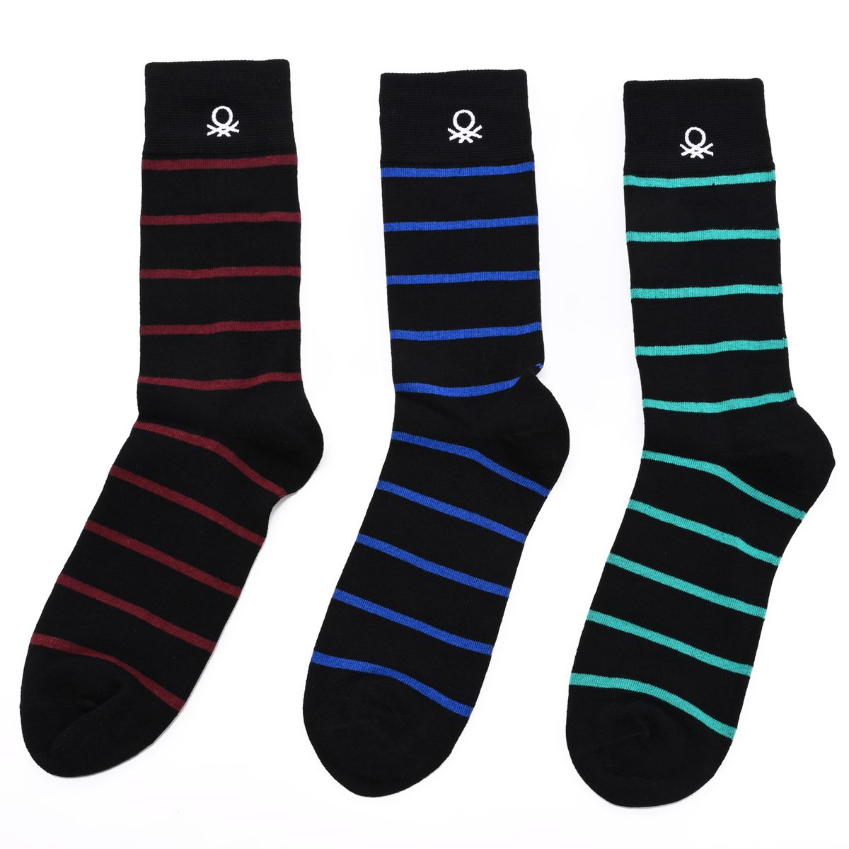 BENETTON - Medias Hombre Largo Pack de 3 Benetton