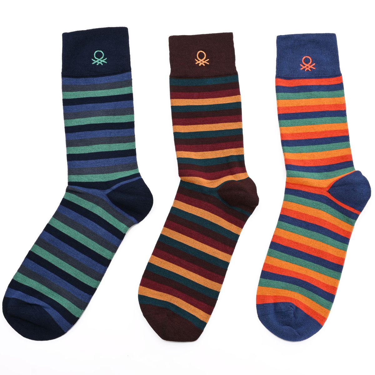 BENETTON - Medias Hombre Largo Pack de 3 Benetton