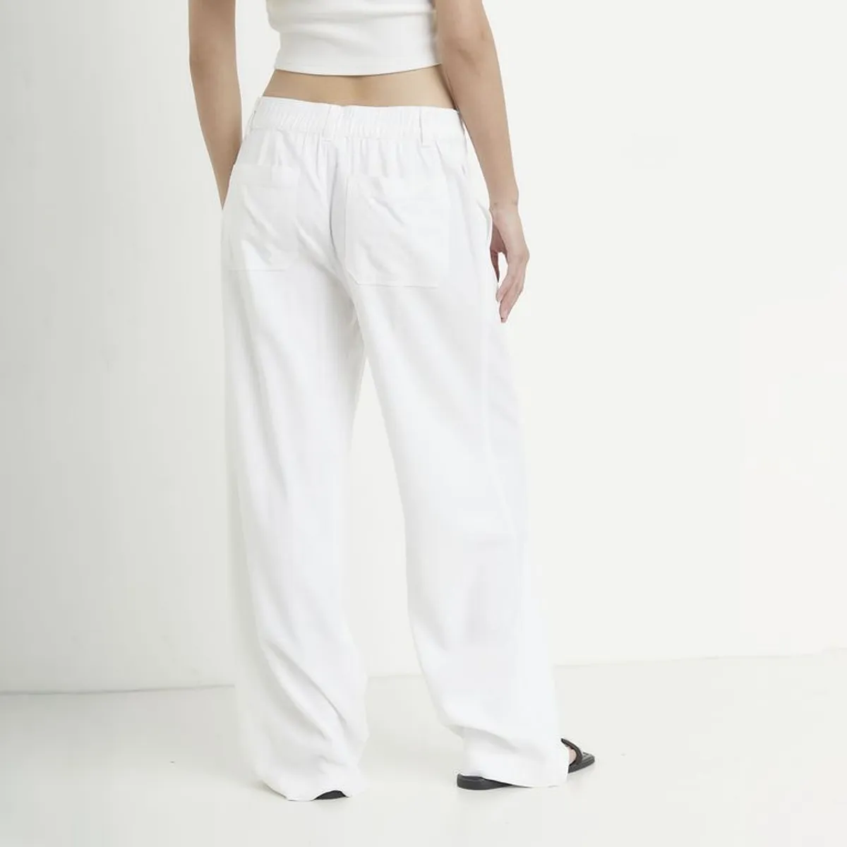 SYBILLA - Pantalón Recto Mujer Tiro medio Sybilla