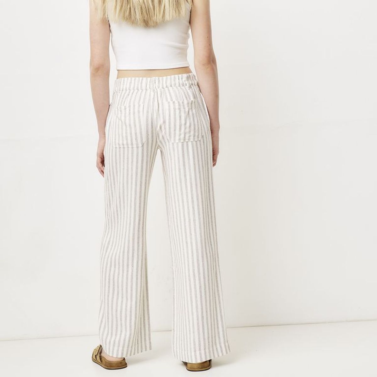 SYBILLA - Pantalón Recto Mujer Tiro medio Sybilla