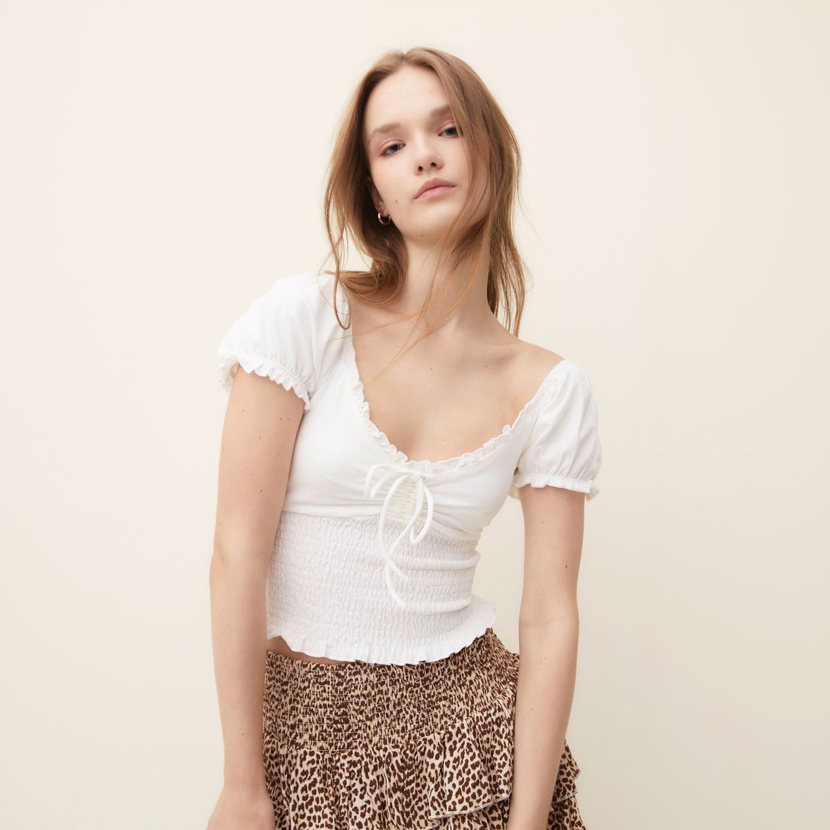 SYBILLA - Camiseta Mujer Manga corta de Algodón Sybilla