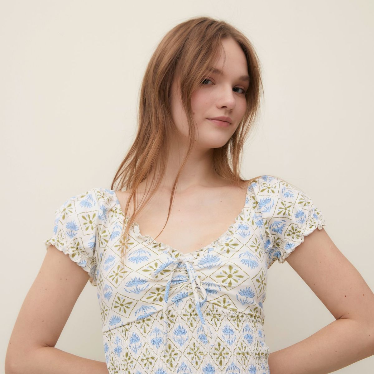 SYBILLA - Camiseta Mujer Manga corta de Algodón Sybilla