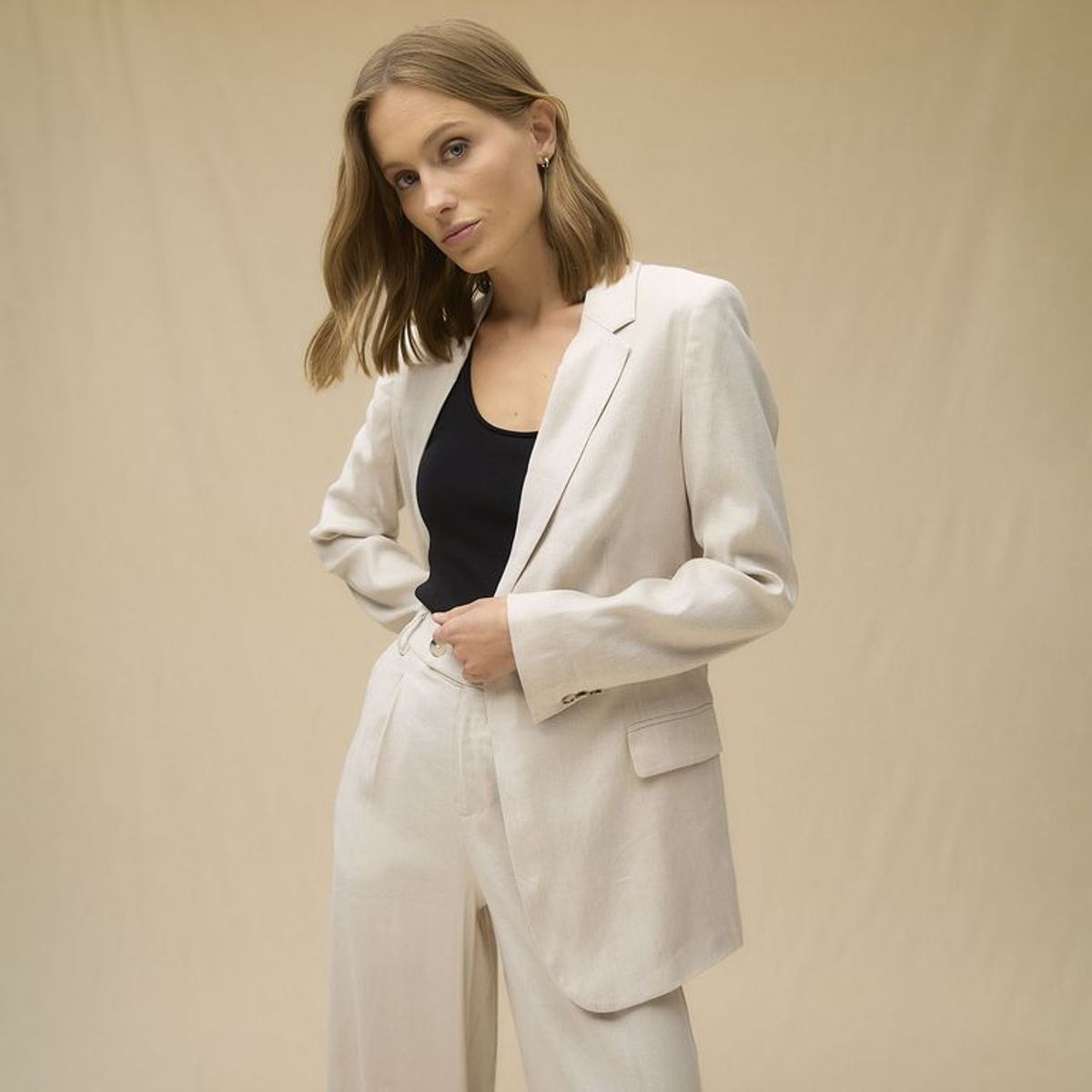 LA MARTINA - Blazer Mujer de Lino La Martina