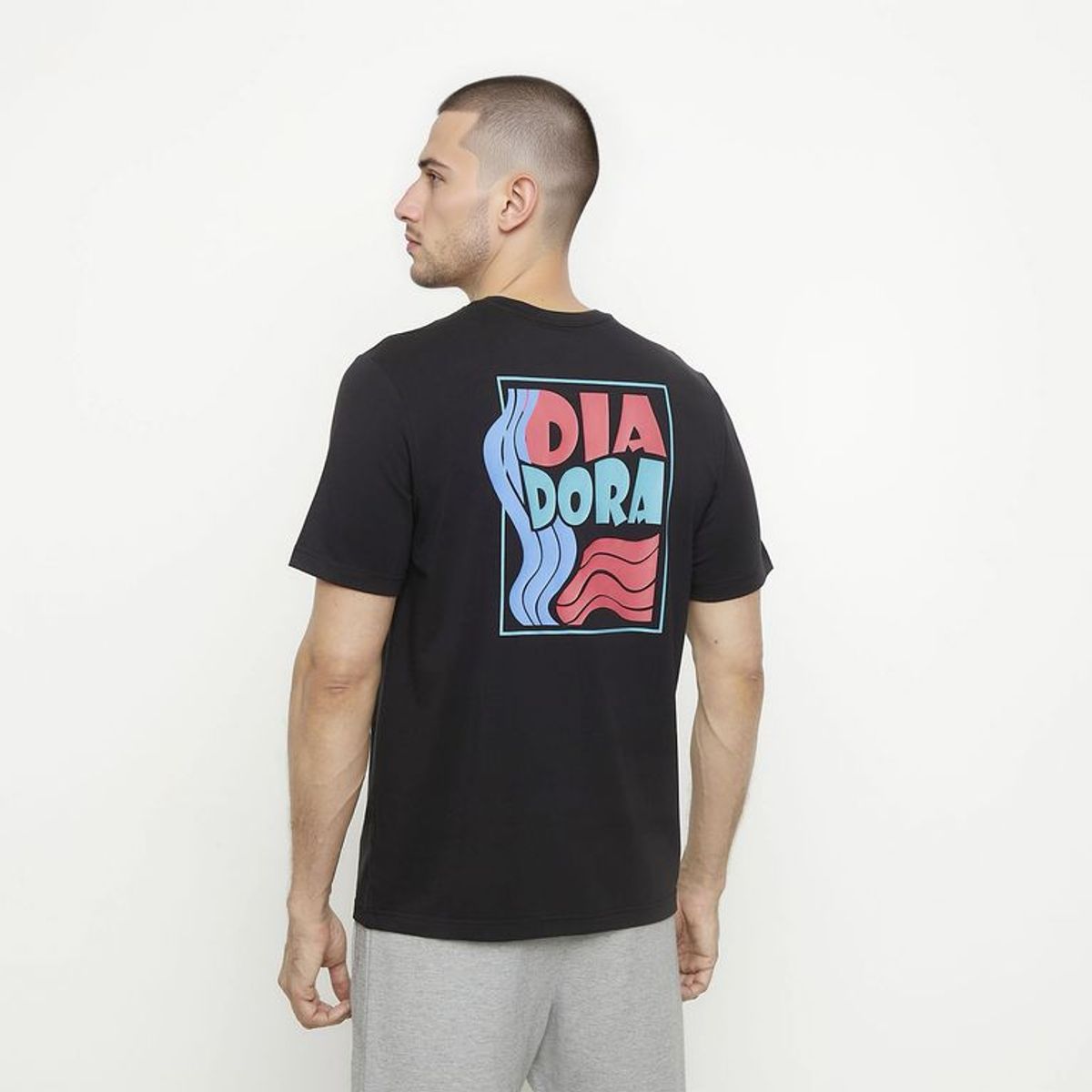 DIADORA - Camiseta deportiva Hombre Manga corta LifeStyle Diadora