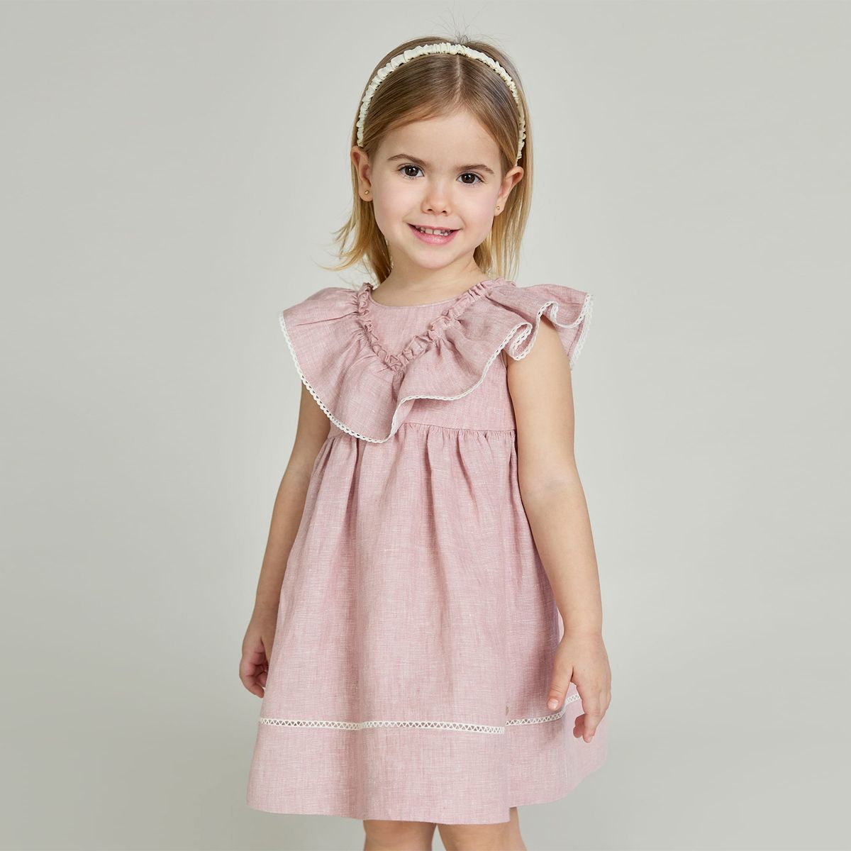 MARTIN ARANDA - Vestido para Niña Con cuello Manga corta MARTIN ARANDA