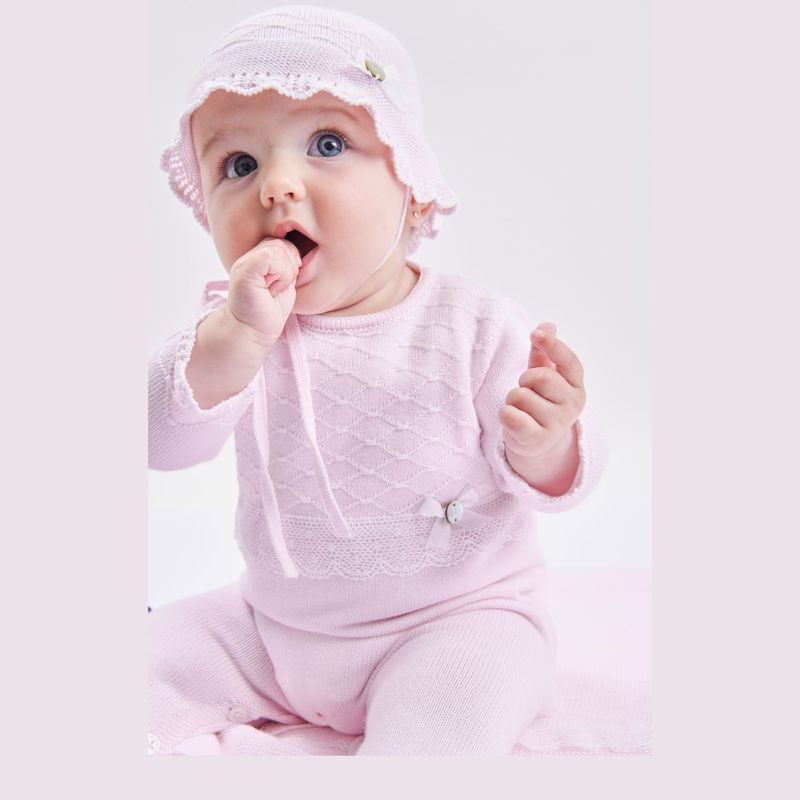 PAZ RODRIGUEZ - Sets Jubón manga larga + Pantalón para Bebé niña en Algodón PAZ RODRIGUEZ