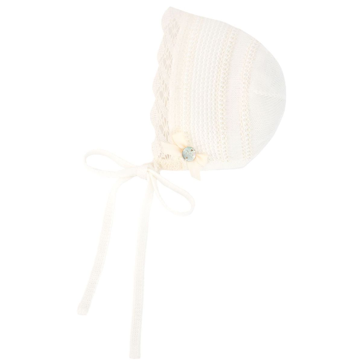 PAZ RODRIGUEZ - Gorro para Bebé niña de Algodón PAZ RODRIGUEZ