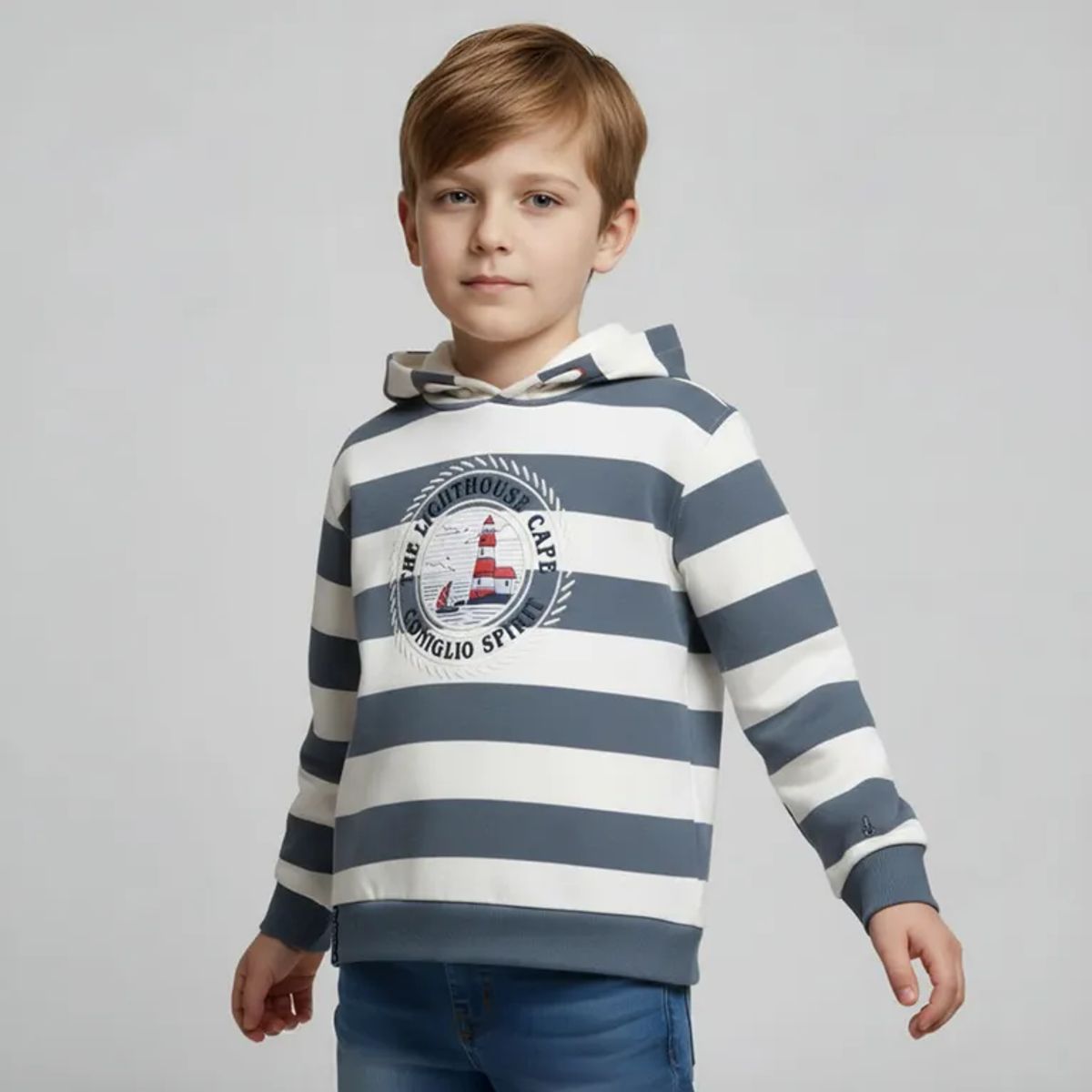 CONIGLIO - Saco Con capucha para Niño de Algodón Coniglio