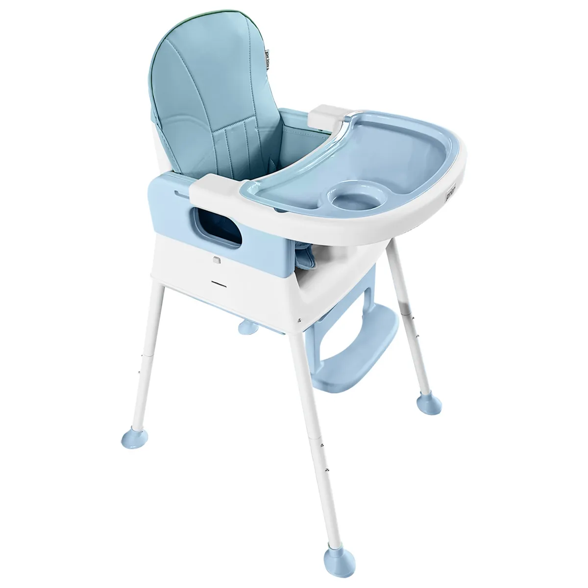 PRIORI - Silla de comer con ruedas Yaris Azul