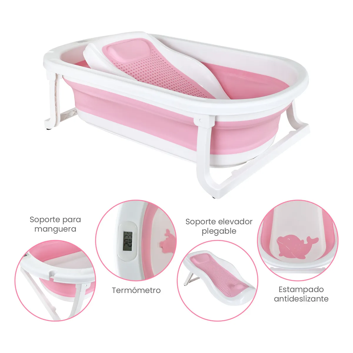 PRIORI - Bañera para bebé Rosa Priori