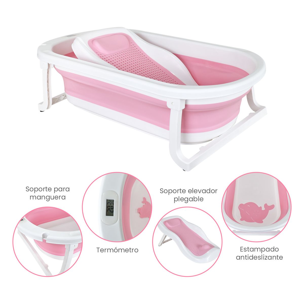 PRIORI - Bañera para bebé Rosa Priori