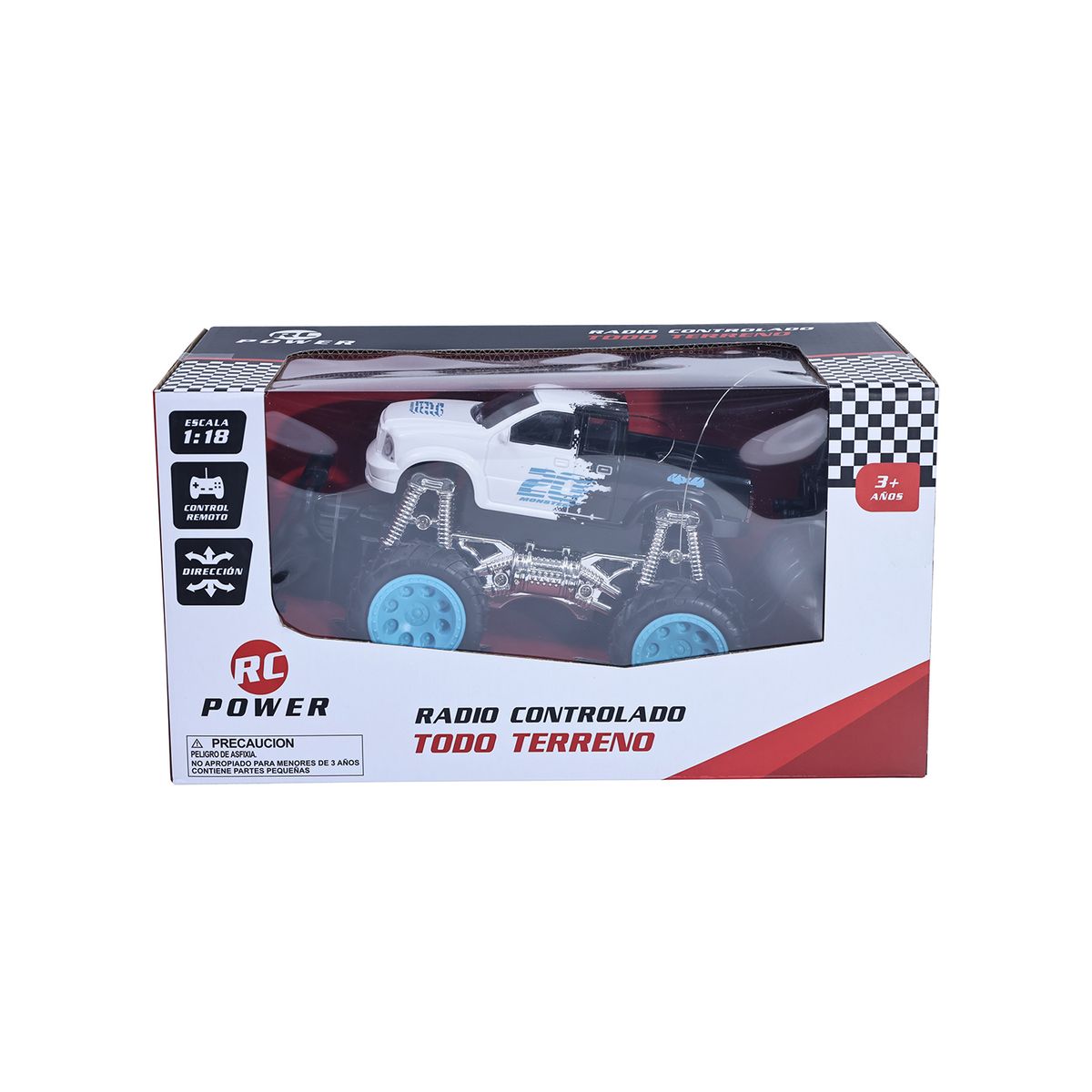 YIDAFENG - Carro de juguete: Camioneta escala 1:18 blanca 