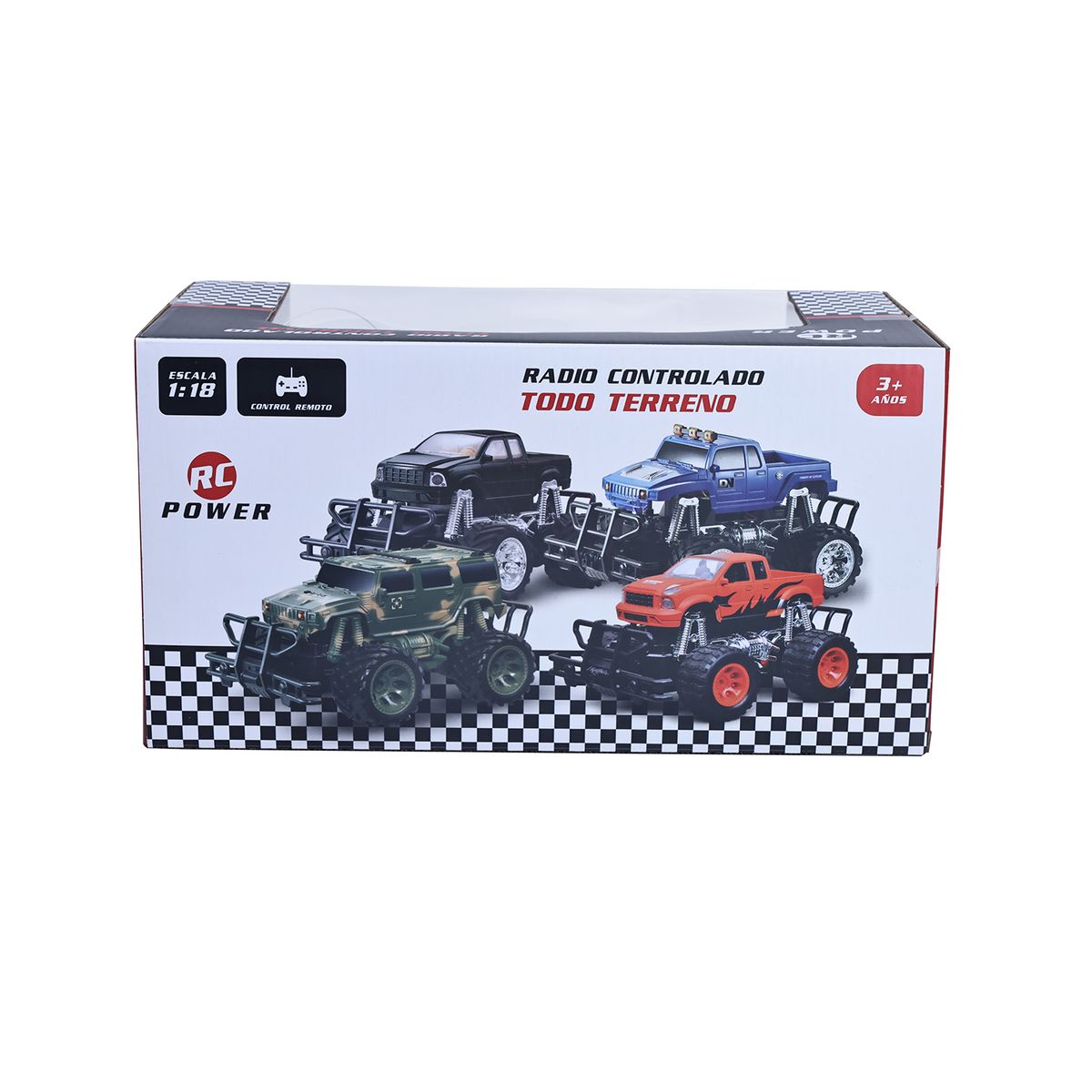 YIDAFENG - Carro de juguete: Camioneta escala 1:18 azul 