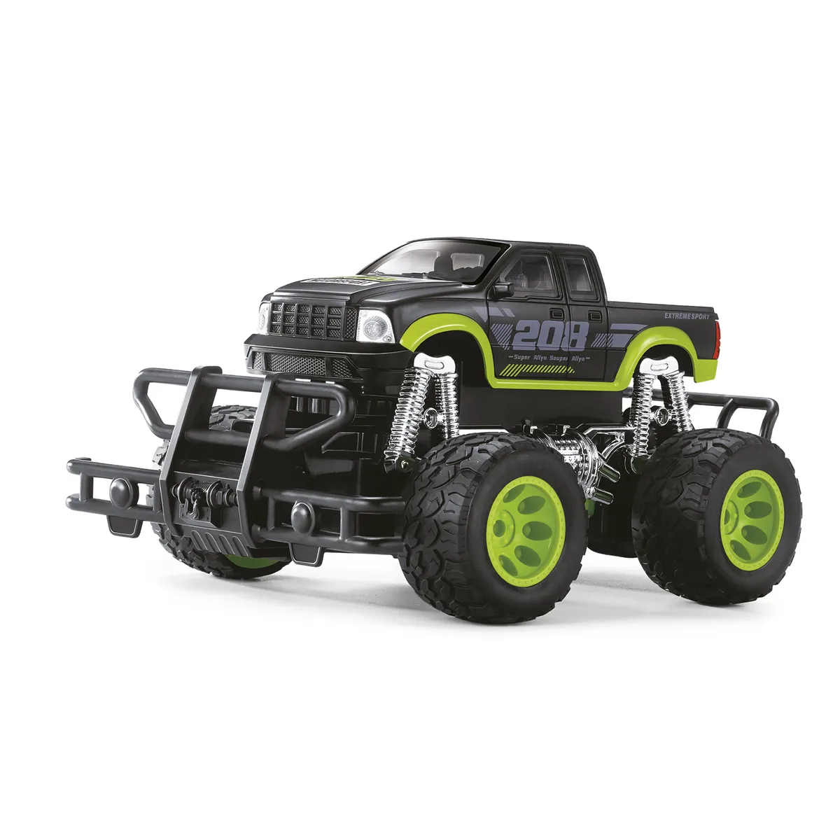 YIDAFENG - Carro de juguete: Camioneta escala 1:18 verde 