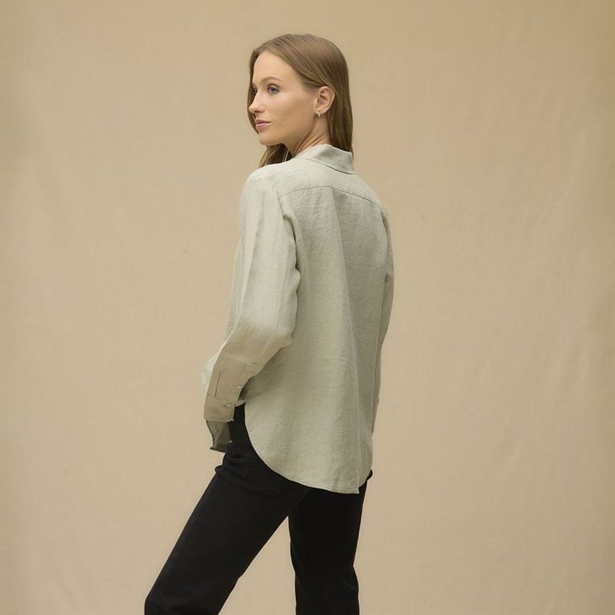LA MARTINA - Camisa Mujer de Lino Manga larga La Martina 