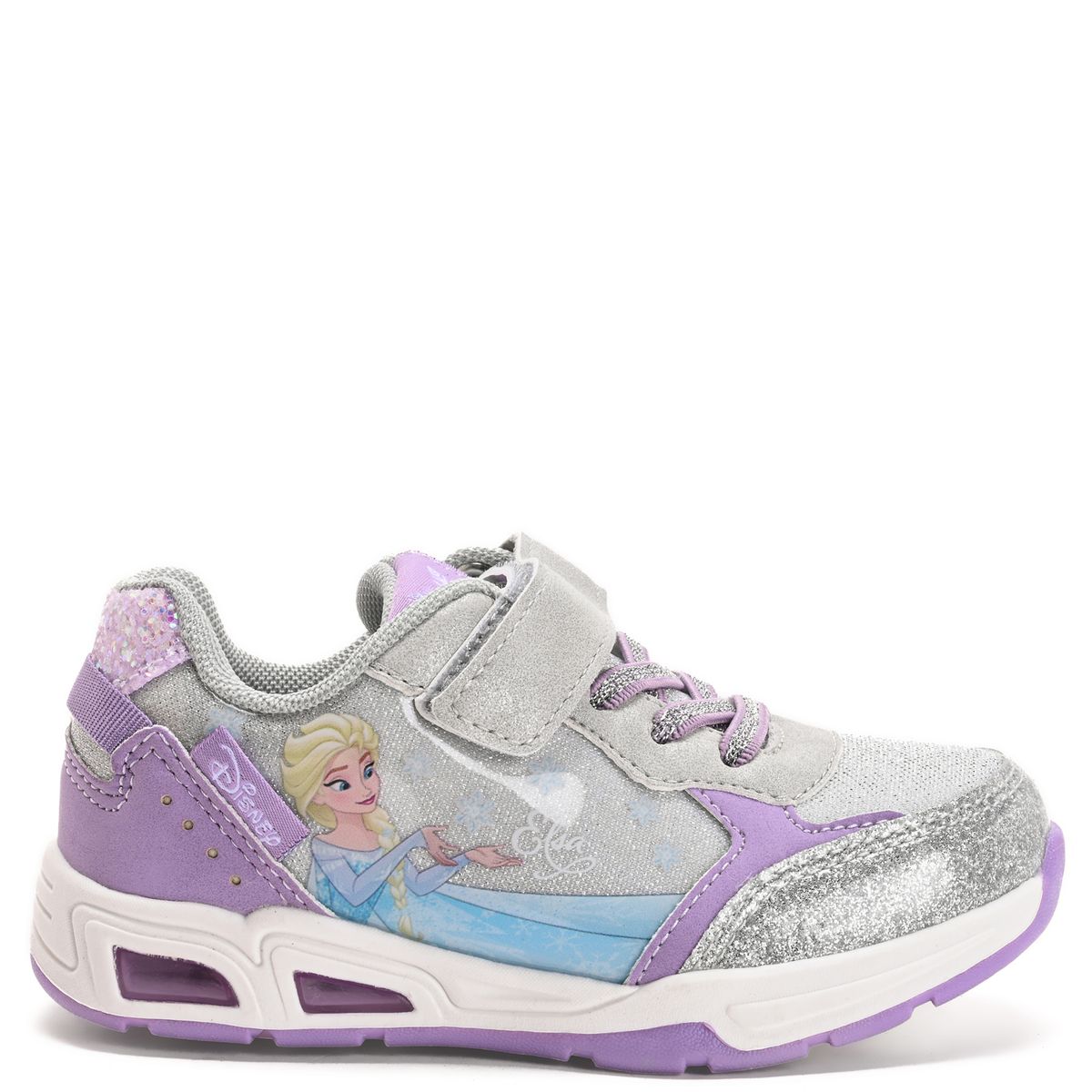 DISNEY - Tenis con luces Frozen L Luz I Disney Niña con Velcro