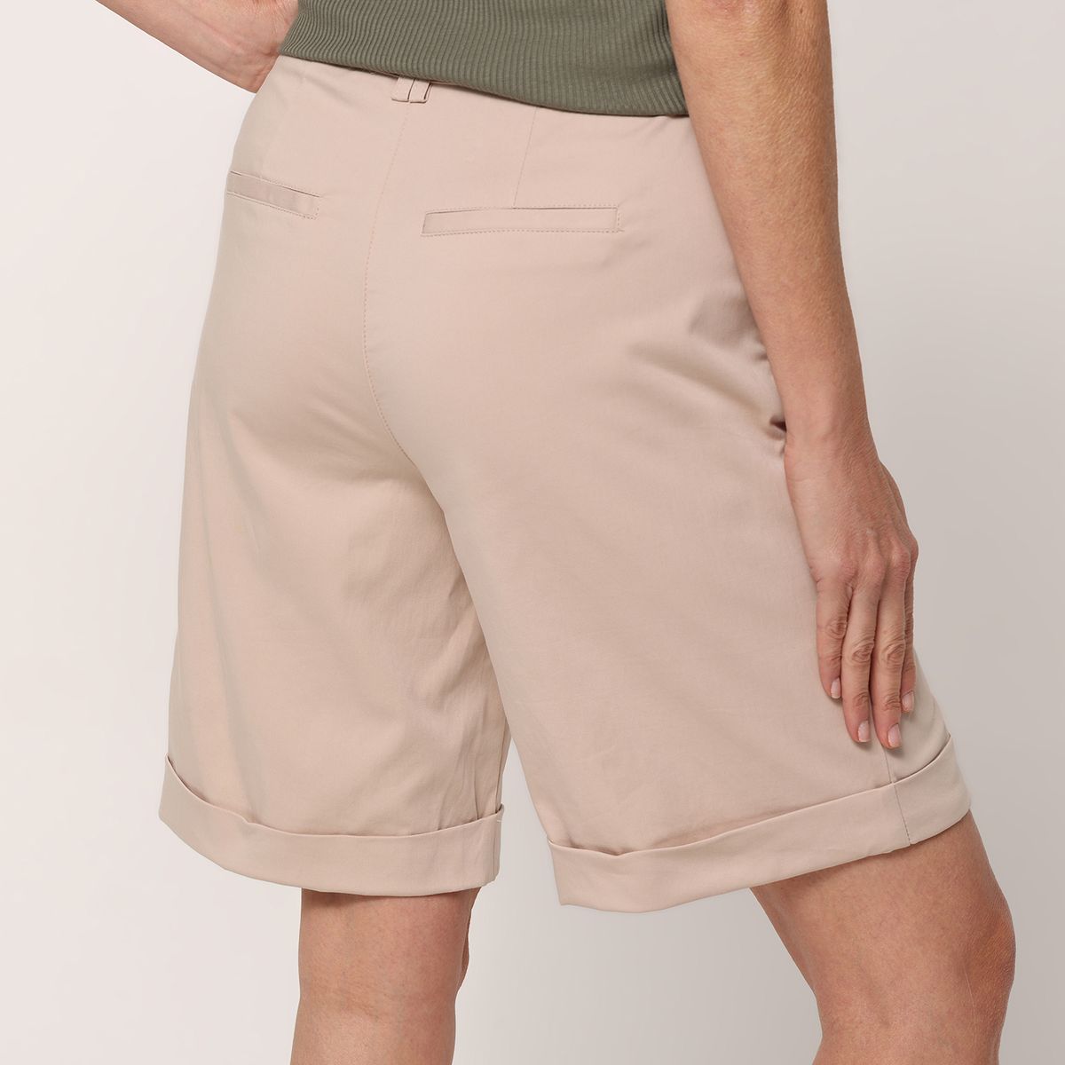 NEWPORT - Short Mujer Tiro medio de Algodón NEWPORT 