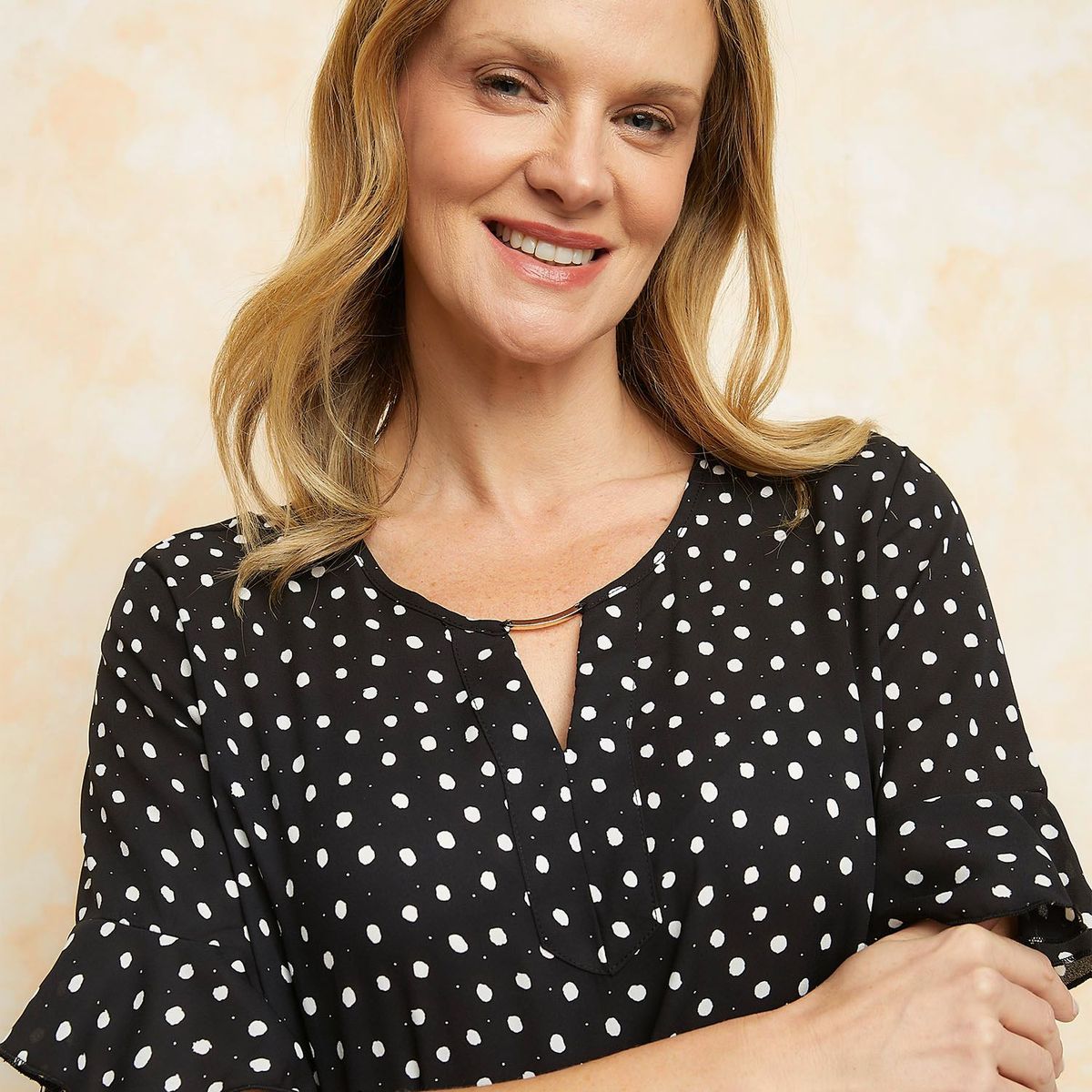 SOUTHLAND - Blusa Mujer con Estampado Manga corta Southland