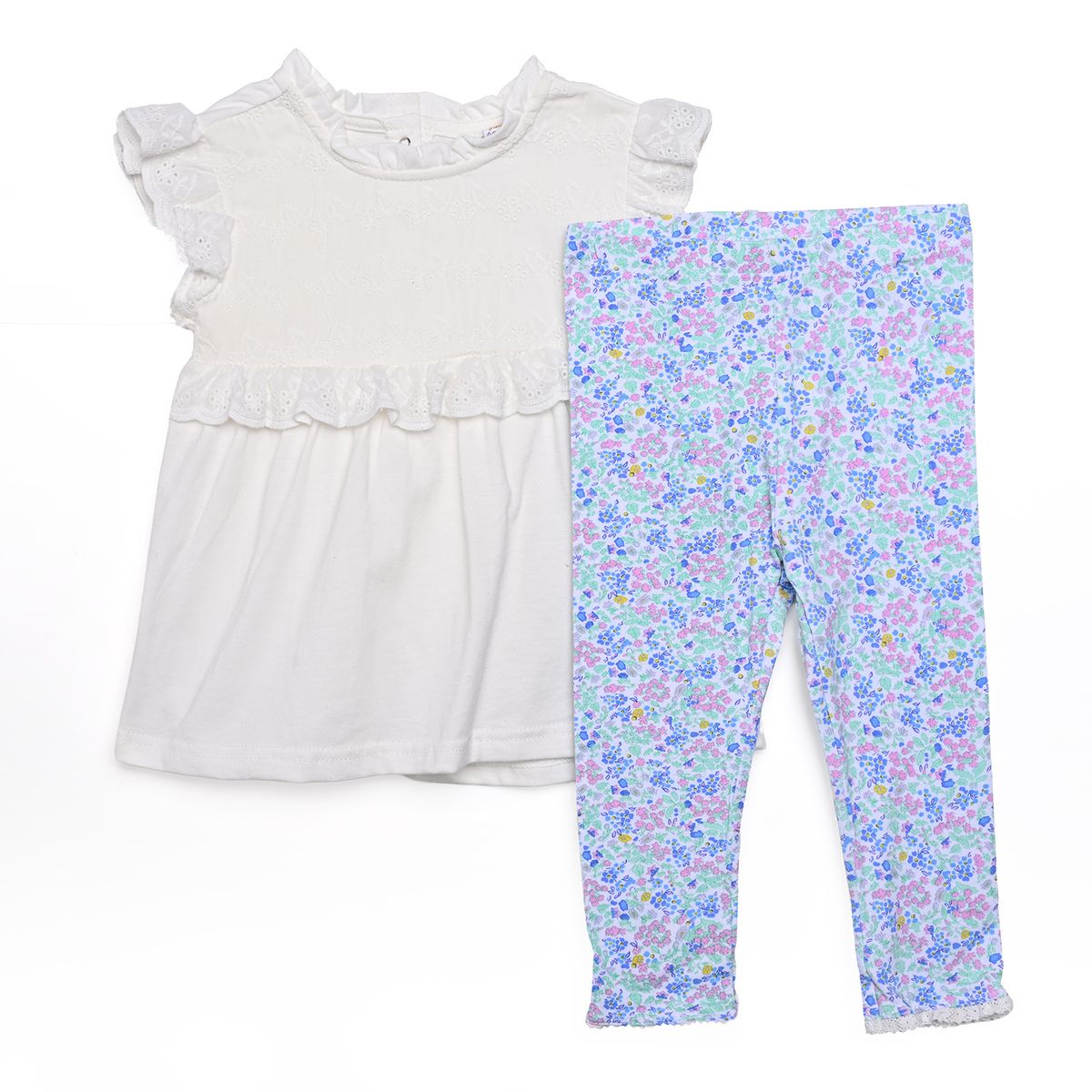 YAMP - Sets Vestido + Legging para Bebé niña en Algodón Yamp