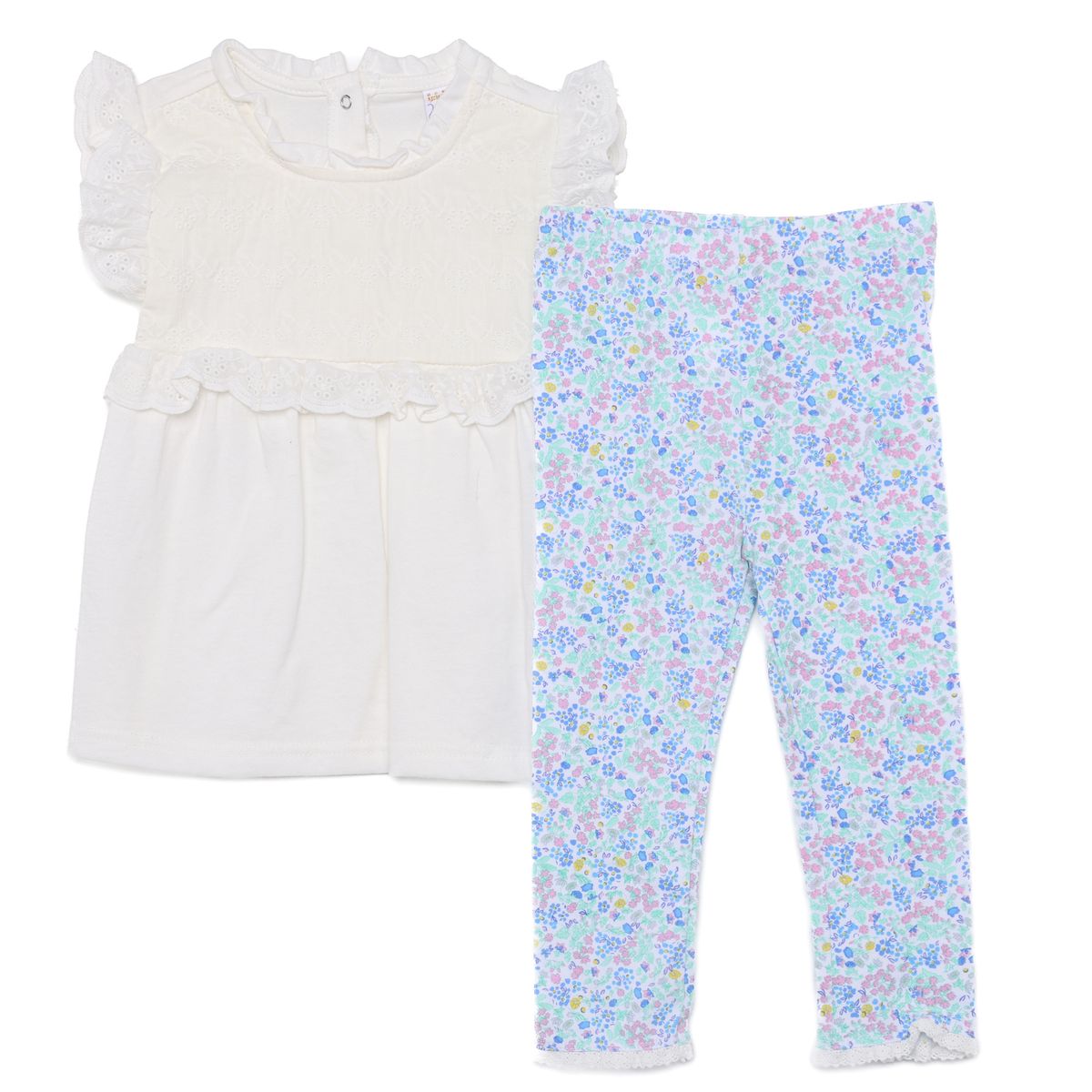 YAMP - Sets Vestido + Legging para Bebé niña en Algodón Yamp