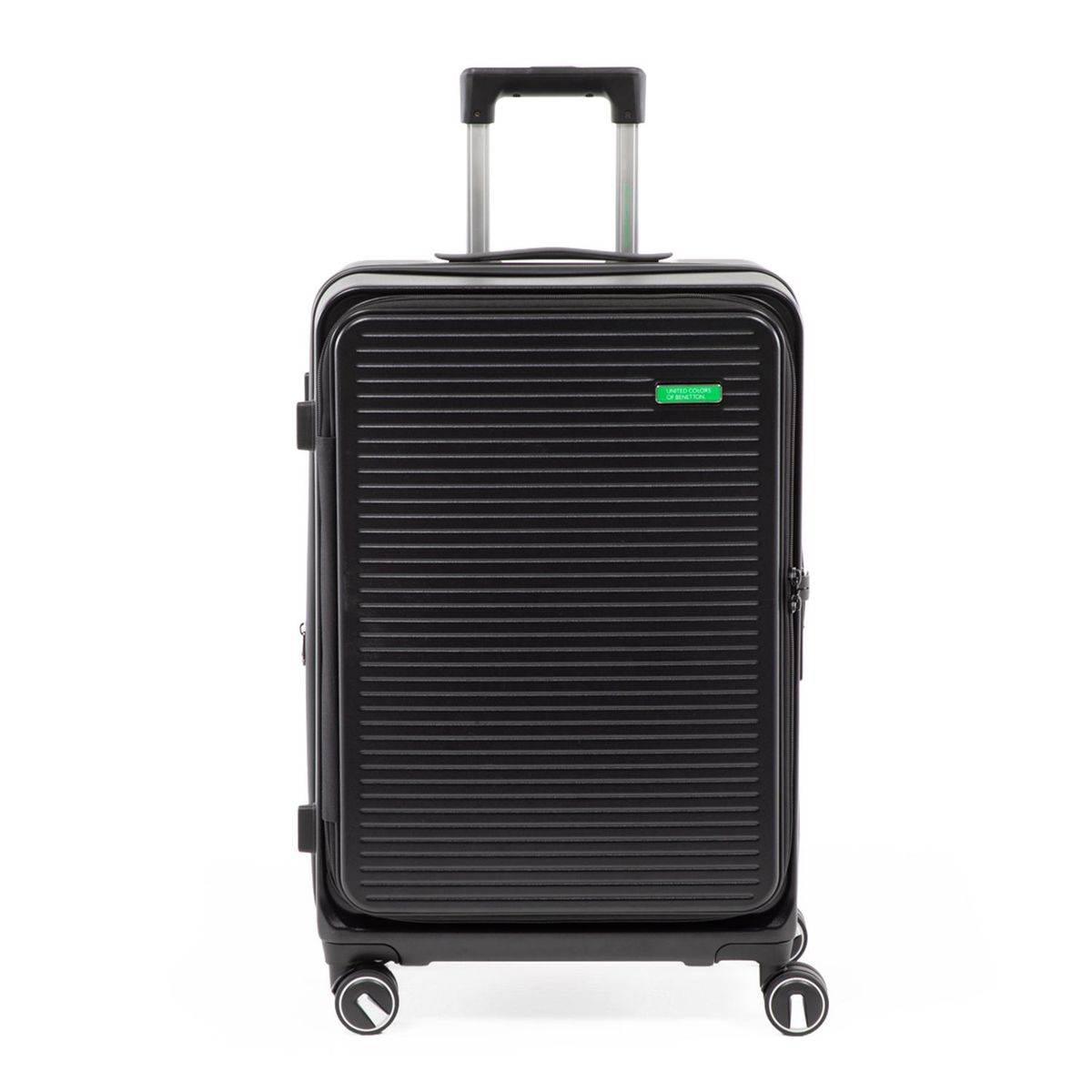 BENETTON - Maleta Rigida Negra MALPENSA M  18kg 