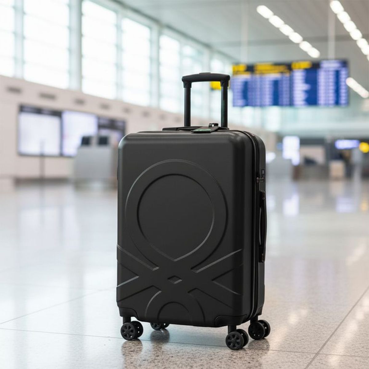 BENETTON - Maleta de viaje 18 kg - Maleta de Bodega rígida Benetton. Ruedas 360° candado TSA