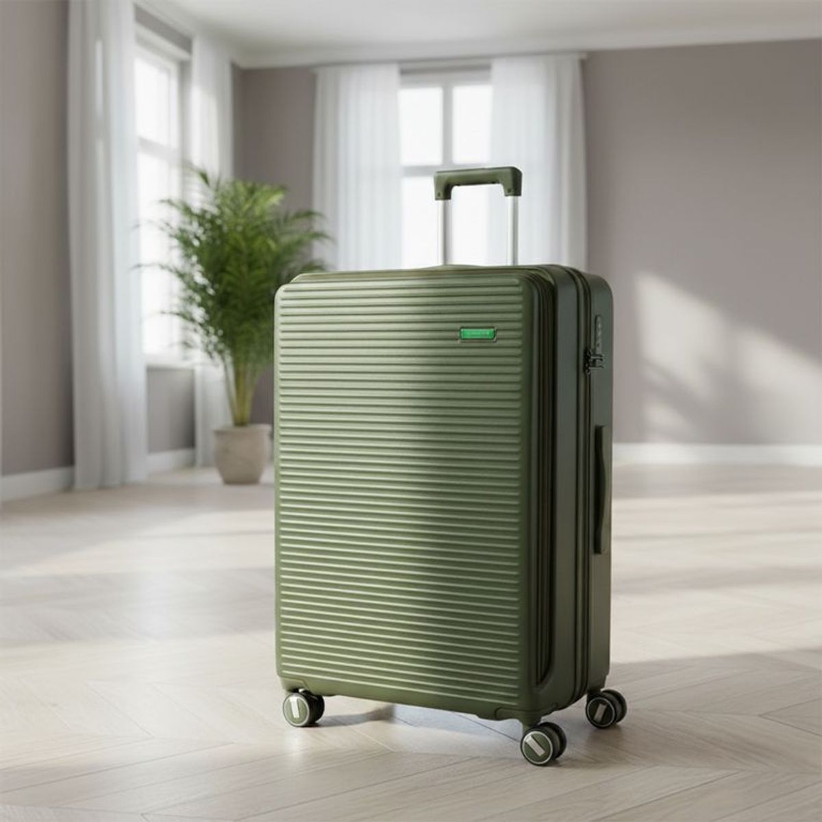 BENETTON - Maleta Rigida Verde MALPENSA  L 23kg 