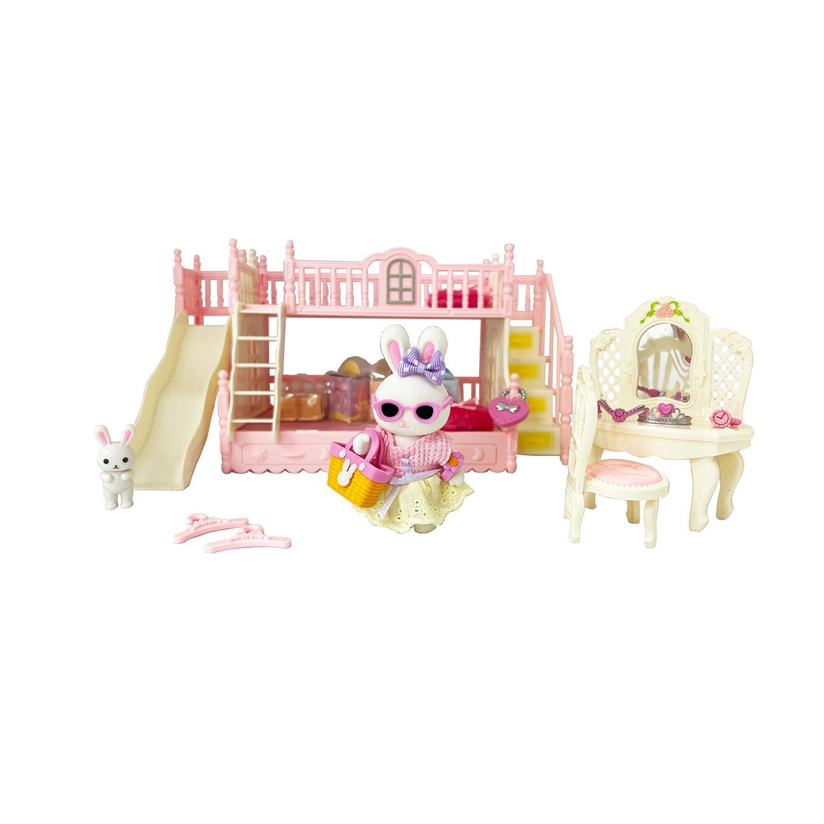 KIDS N PLAY - Figura de animales: Casa conejo 20 piezas 